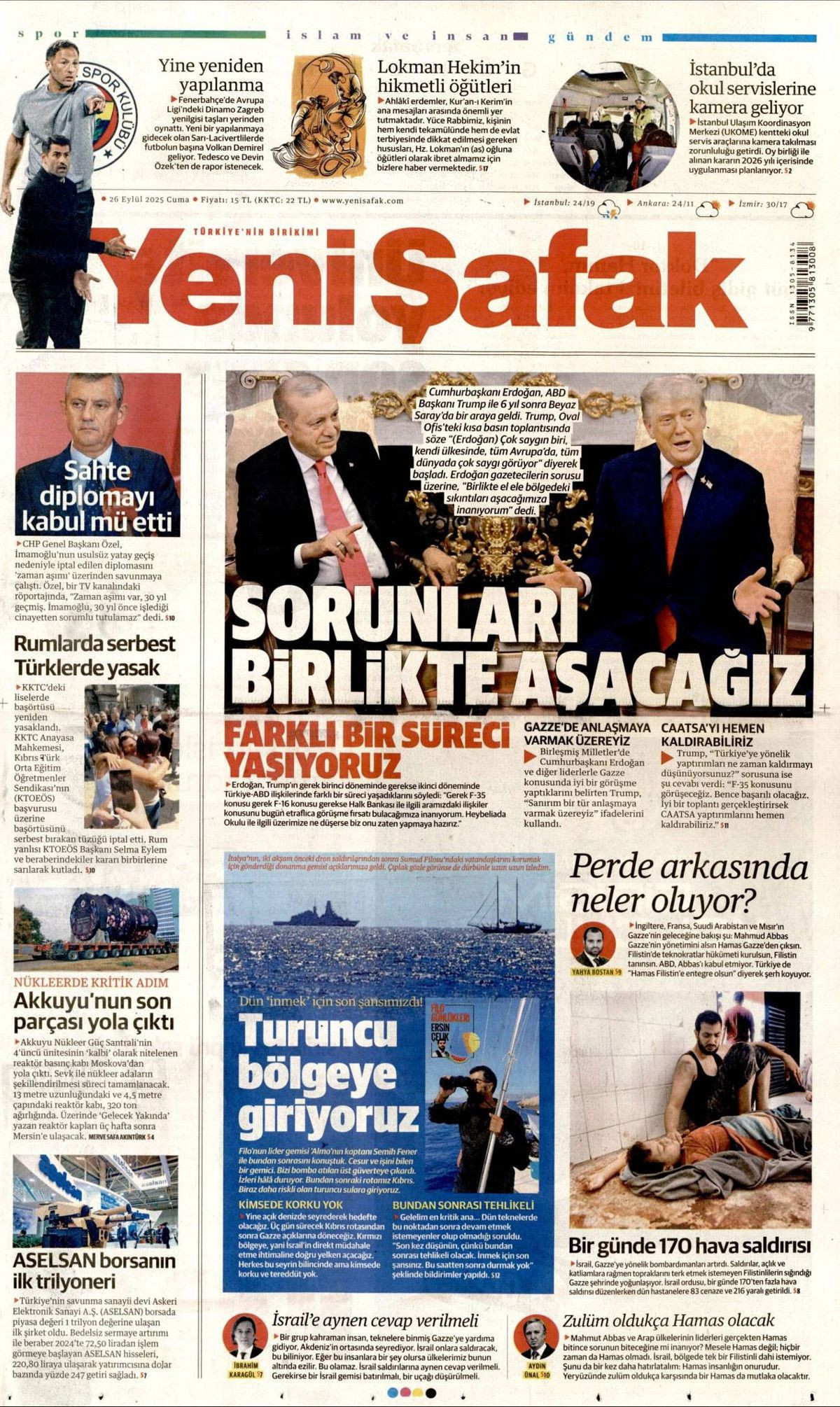 Sıcak mesajlar, sıkı pazarlık! Erdoğan, 6 yıl sonra  Beyaz Saray'da övgülerle karşılandı... Erdoğan-Trump görüşmesi manşetlerde! - Sayfa 4