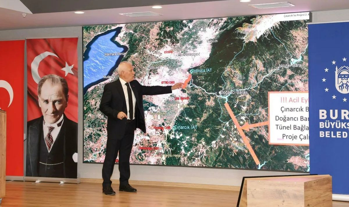 Bursa’da su alarmı! Belediye Başkanı Mustafa Bozbey kameralar karşısında duyurdu: 6 günlük suyumuz kaldı! - Sayfa 1