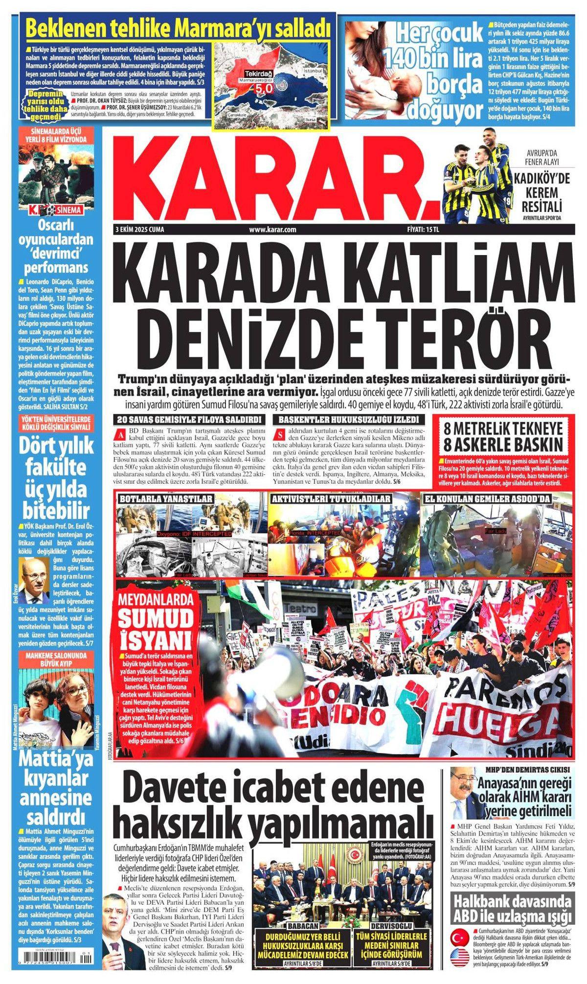 Surda ilk gedik açıldı! Sumud Filosu manşetlerde! Gazze'ye 9 mil yaklaştılar... - Sayfa 13