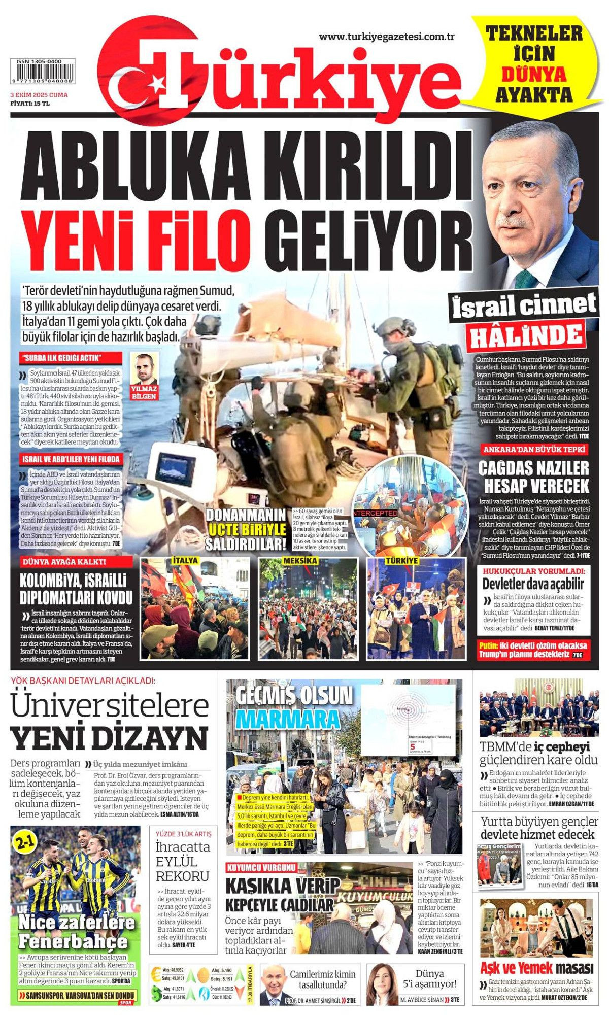 Surda ilk gedik açıldı! Sumud Filosu manşetlerde! Gazze'ye 9 mil yaklaştılar... - Sayfa 12