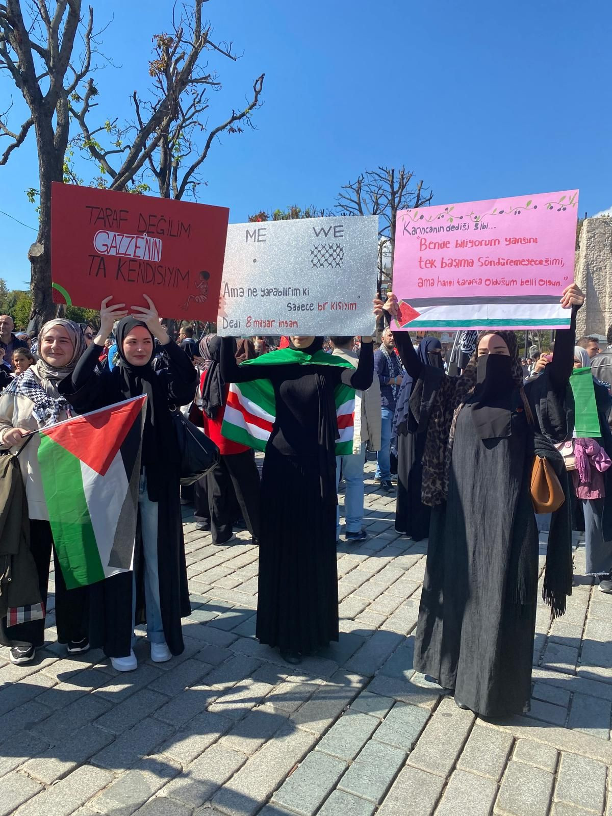 İstanbul büyük protestoya hazır! Büyük Filistin yürüyüşünden fotoğraflar - Sayfa 5