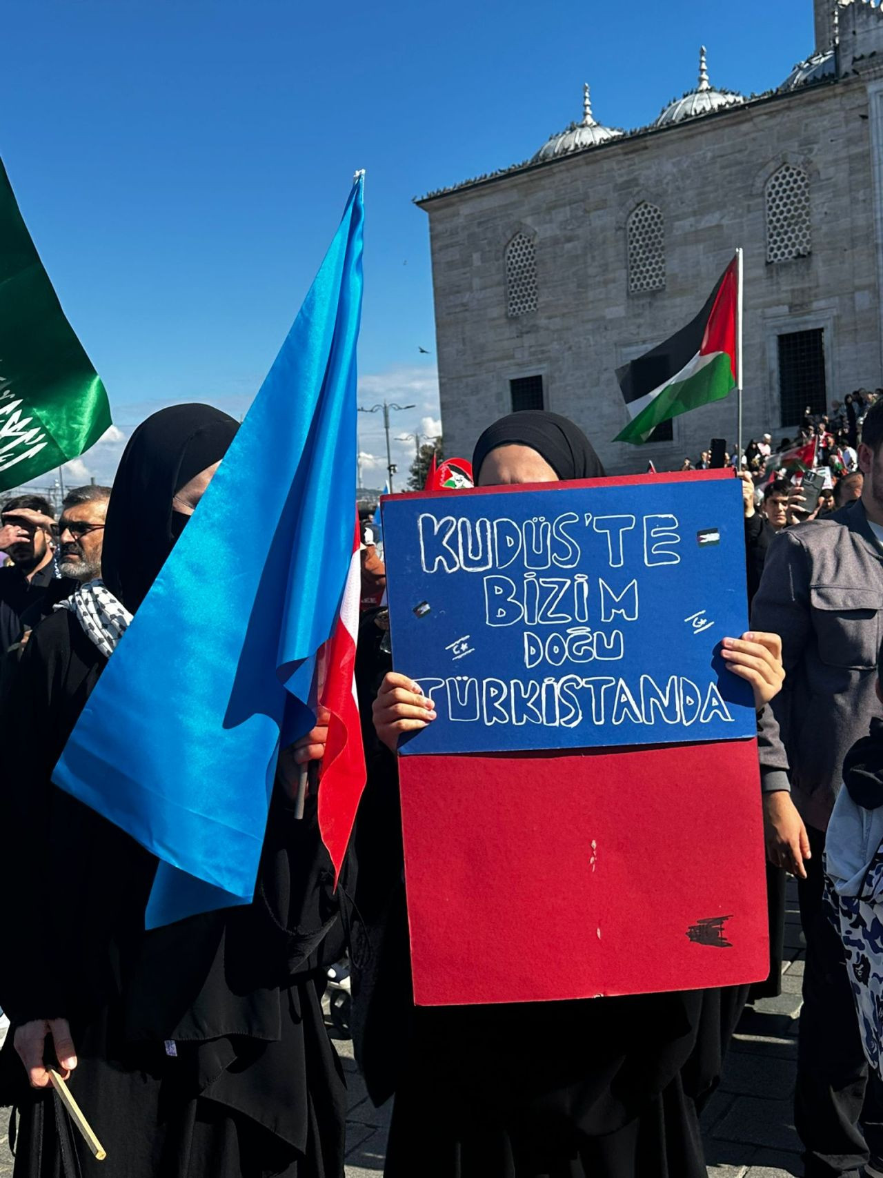 İstanbul büyük protestoya hazır! Büyük Filistin yürüyüşünden fotoğraflar - Sayfa 13