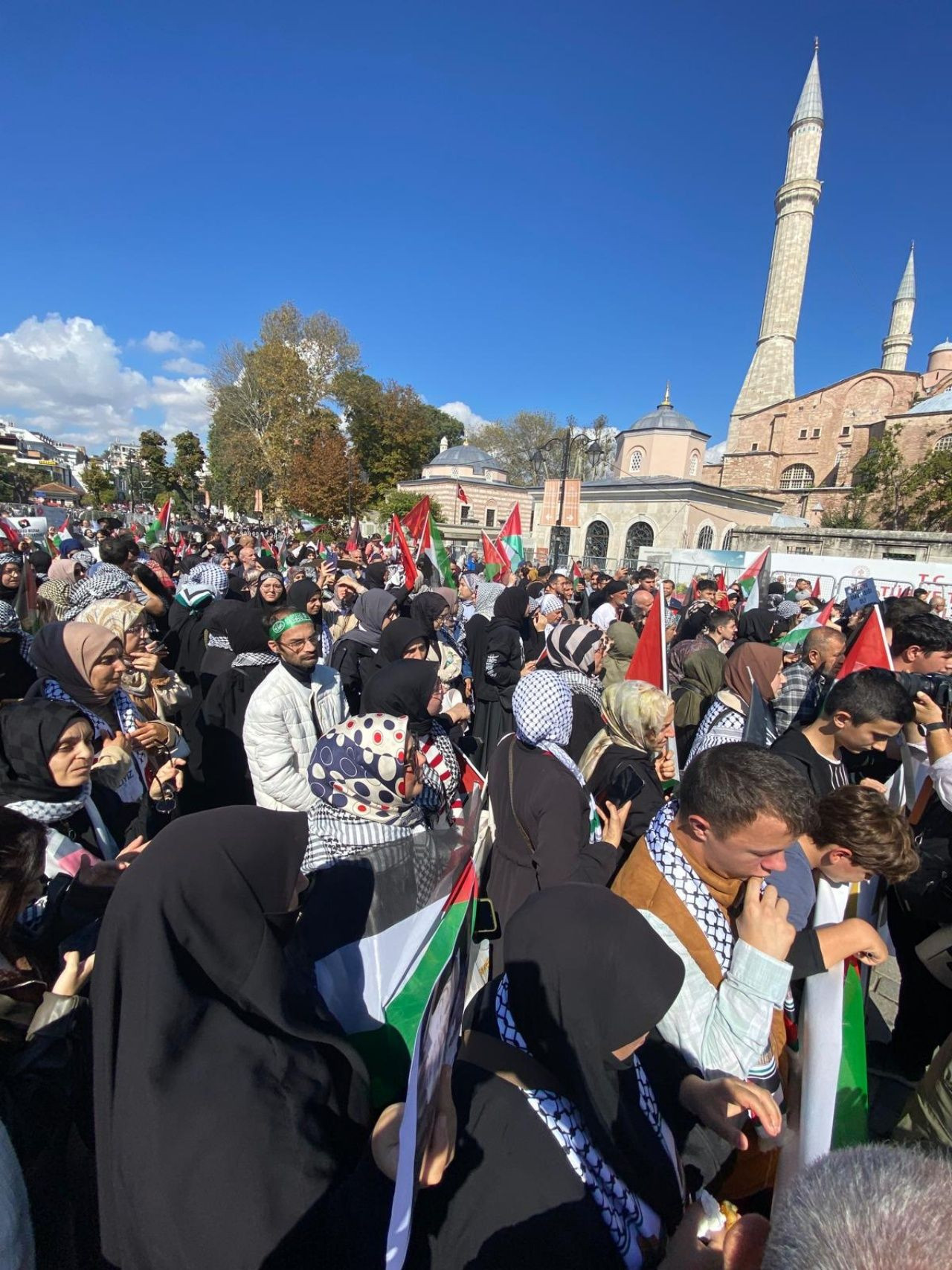 İstanbul büyük protestoya hazır! Büyük Filistin yürüyüşünden fotoğraflar - Sayfa 6