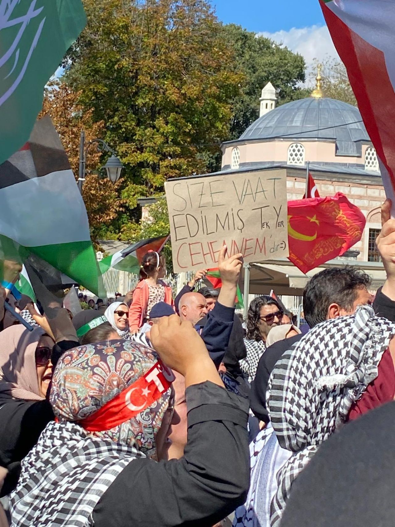 İstanbul büyük protestoya hazır! Büyük Filistin yürüyüşünden fotoğraflar - Sayfa 2