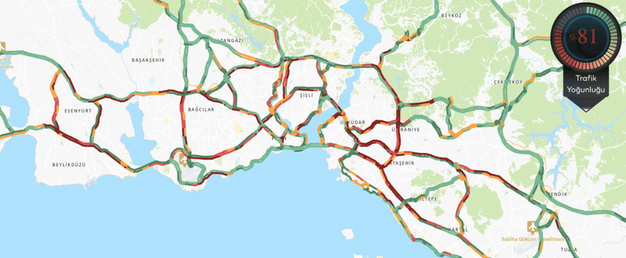 İstanbul’da yağmur trafiği felç etti! Yoğunluk yüzde 80’i aştı... - Sayfa 5