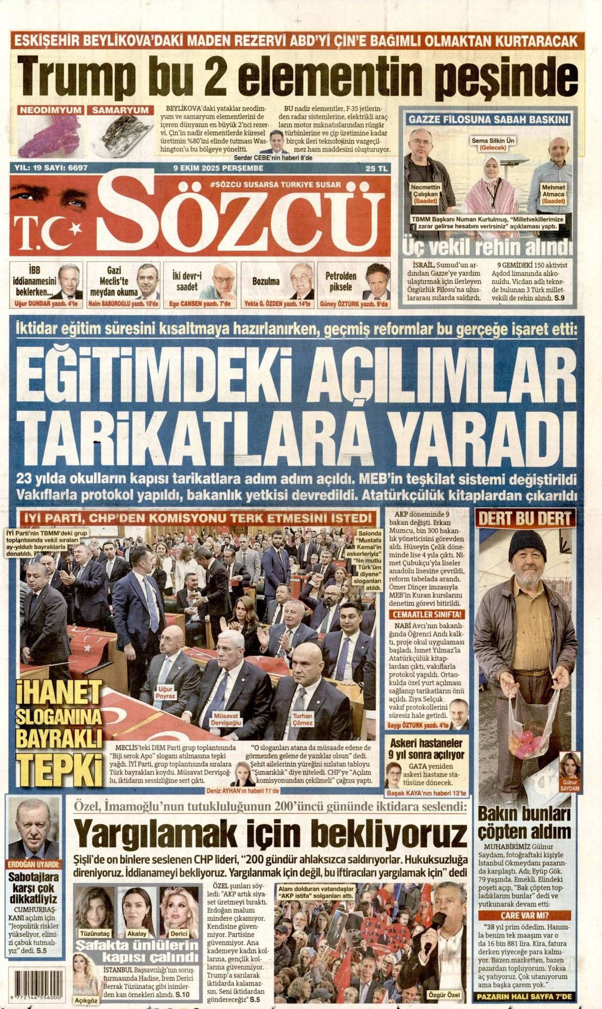 İsrail 2. filoya da saldırdı... Milletvekillerimizin kılına zarar gelirse hesabını verirsiniz! - Sayfa 9