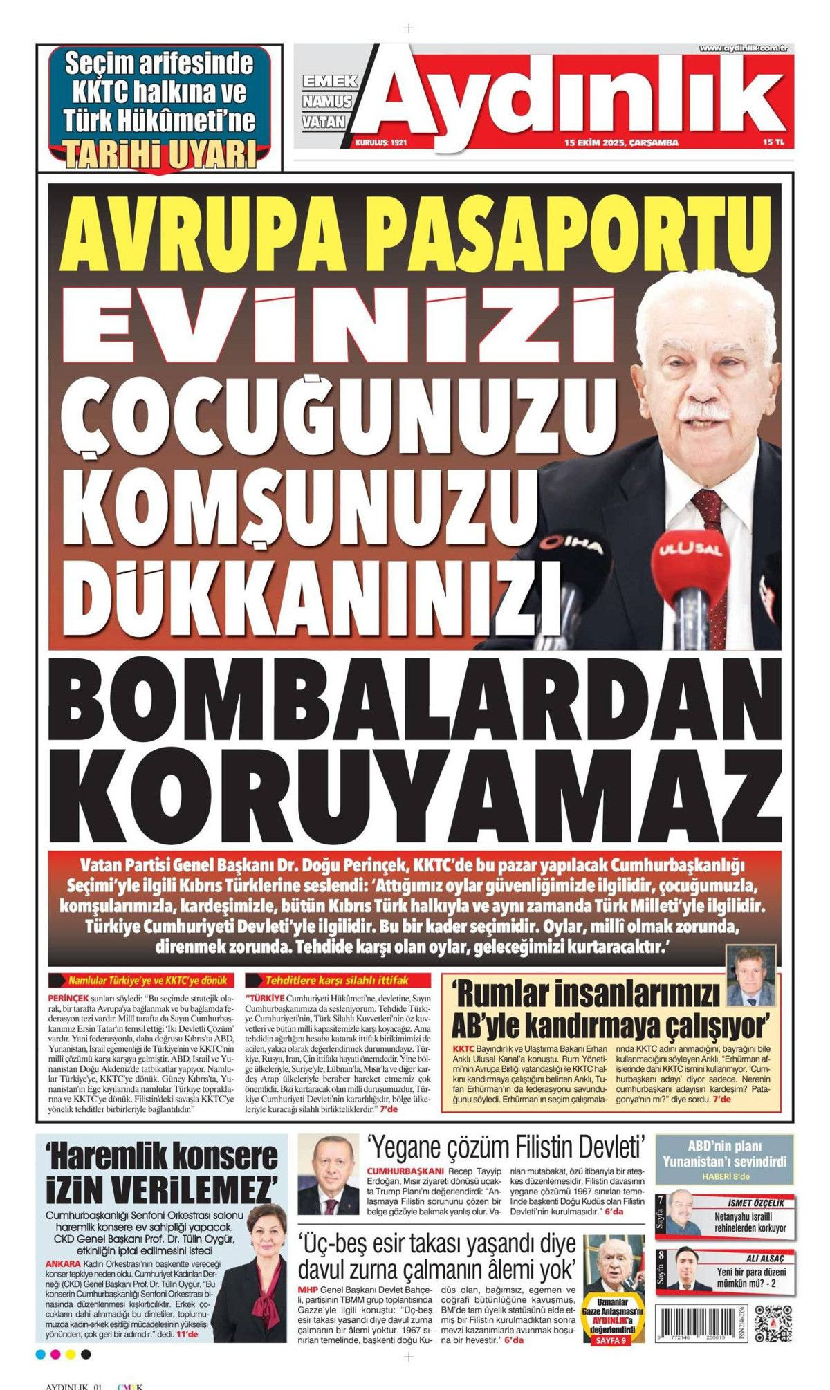 Manşetler One Minute: Dünya, Cumhurbaşkanı Erdoğan'ın katil Netanyahu'ya vetosunu konuşuyor! - Sayfa 6