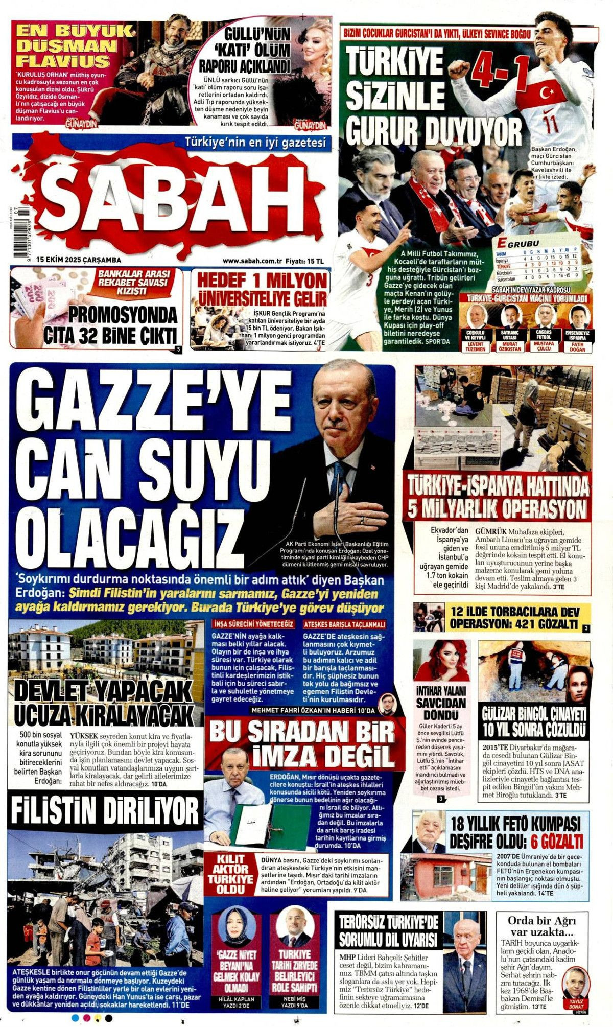 Manşetler One Minute: Dünya, Cumhurbaşkanı Erdoğan'ın katil Netanyahu'ya vetosunu konuşuyor! - Sayfa 4