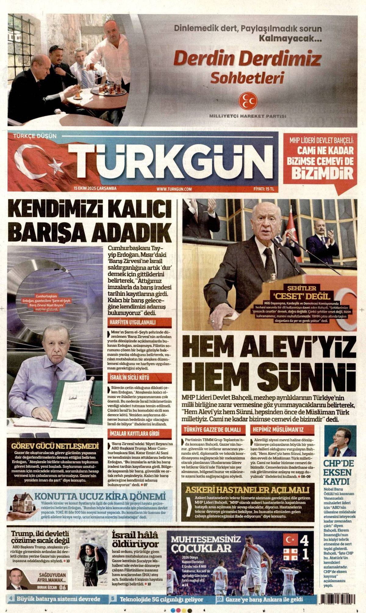 Manşetler One Minute: Dünya, Cumhurbaşkanı Erdoğan'ın katil Netanyahu'ya vetosunu konuşuyor! - Sayfa 7