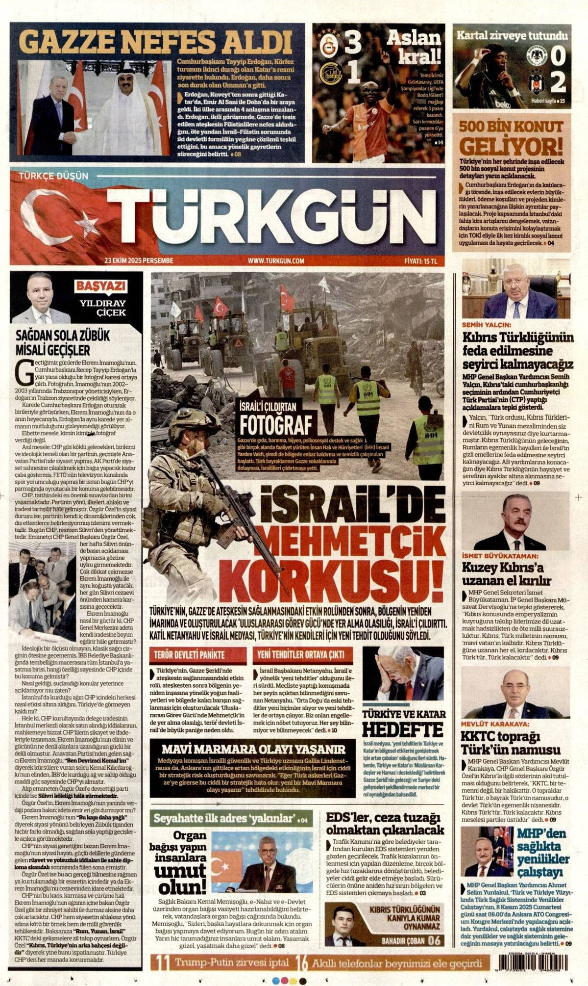 İsrail'de Mehmetçik korkusu! Terör devleti panikte... - Sayfa 1