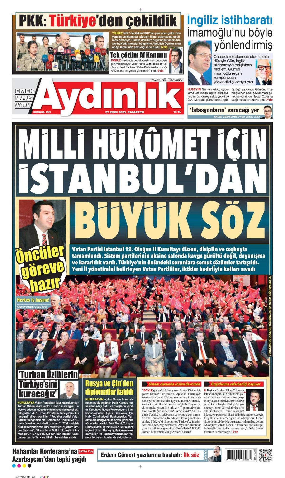 Türkiye'den gittiler... Terör örgütü PKK, Irak'a çekildi! Tarihi adımı hangi gazete nasıl gördü? - Sayfa 5