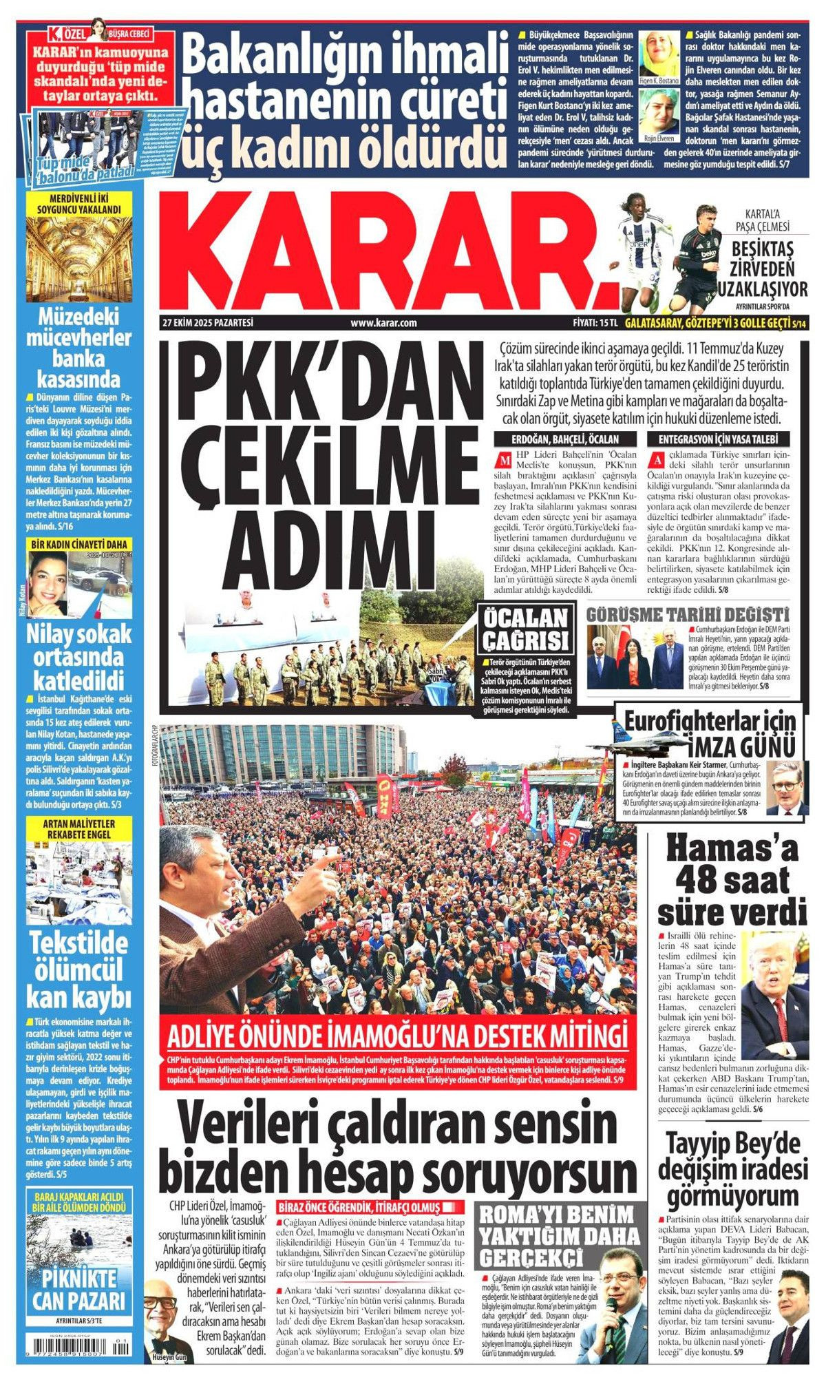 Türkiye'den gittiler... Terör örgütü PKK, Irak'a çekildi! Tarihi adımı hangi gazete nasıl gördü? - Sayfa 7