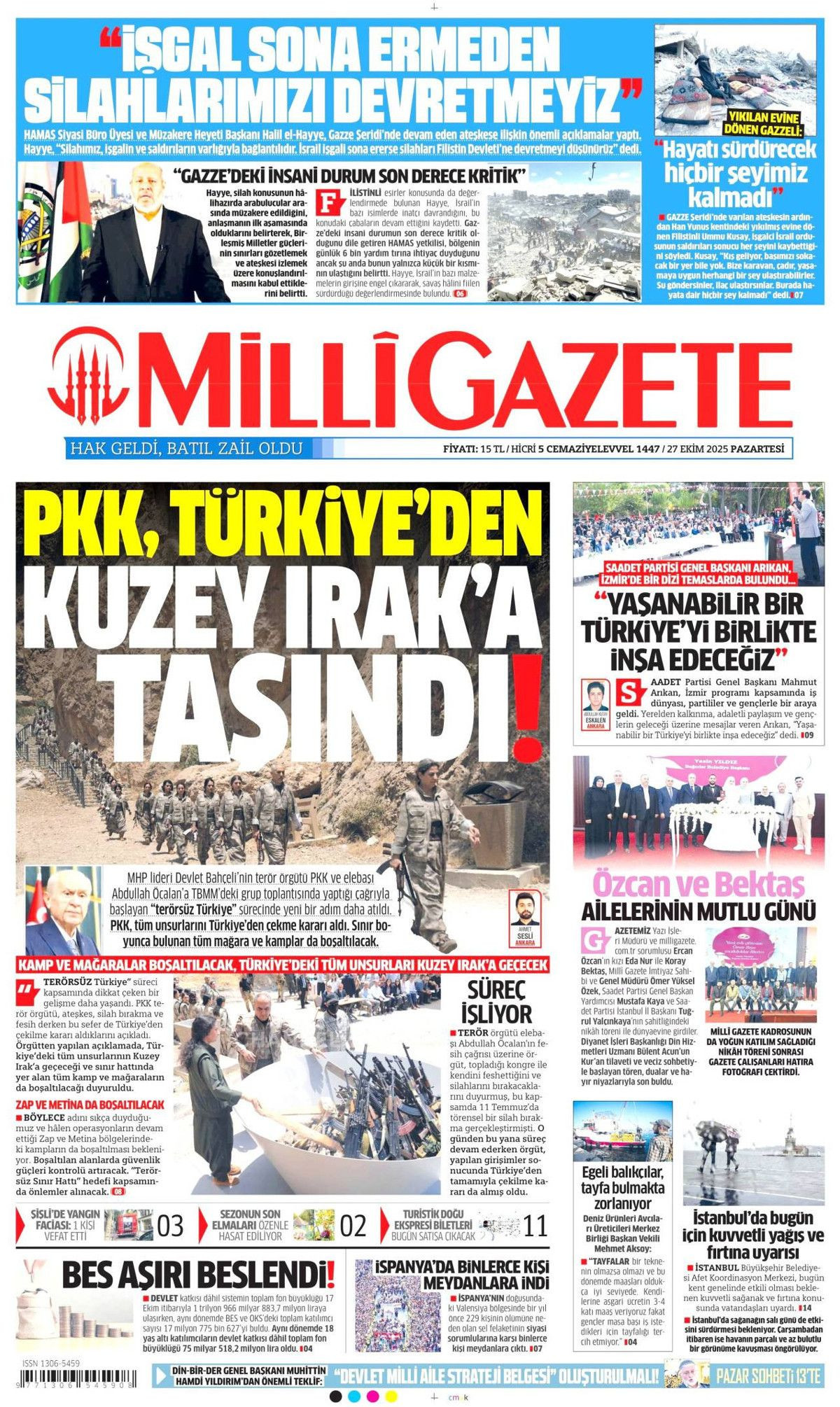Türkiye'den gittiler... Terör örgütü PKK, Irak'a çekildi! Tarihi adımı hangi gazete nasıl gördü? - Sayfa 8
