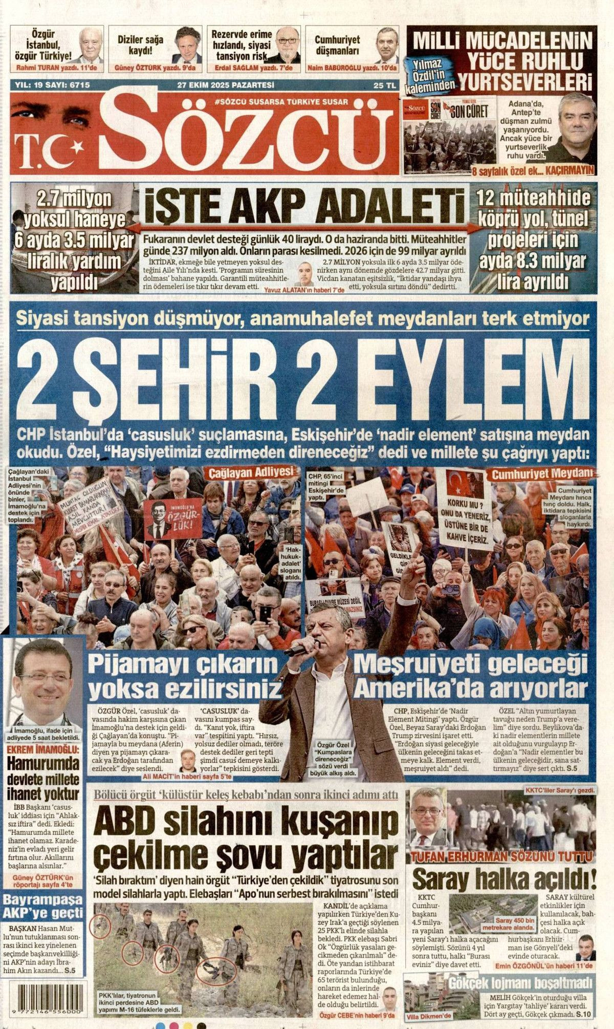 Türkiye'den gittiler... Terör örgütü PKK, Irak'a çekildi! Tarihi adımı hangi gazete nasıl gördü? - Sayfa 6