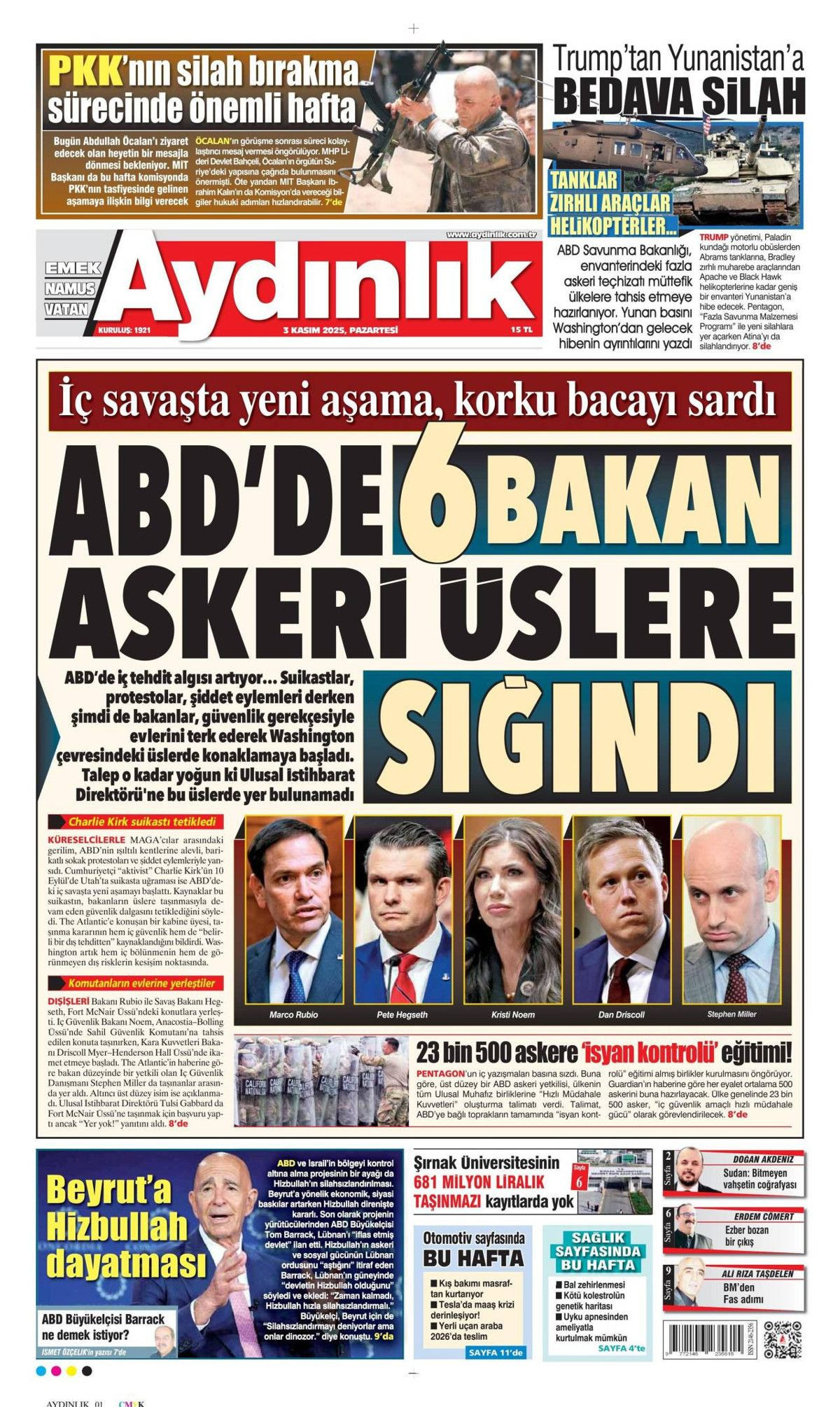 Zehir yeni, mücadele sert... Türkiye yeni ve büyük bir tehlike ile karşı karşıya! - Sayfa 7