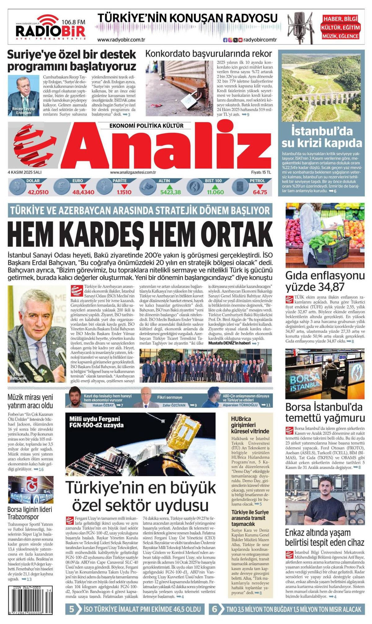 Cumhurbaşkanı Erdoğan'ın "Emperyalistler Kıbrıs'ı menüye eklemek istiyor" sözleri manşetlerde! Hangi gazete nasıl gördü? - Sayfa 22