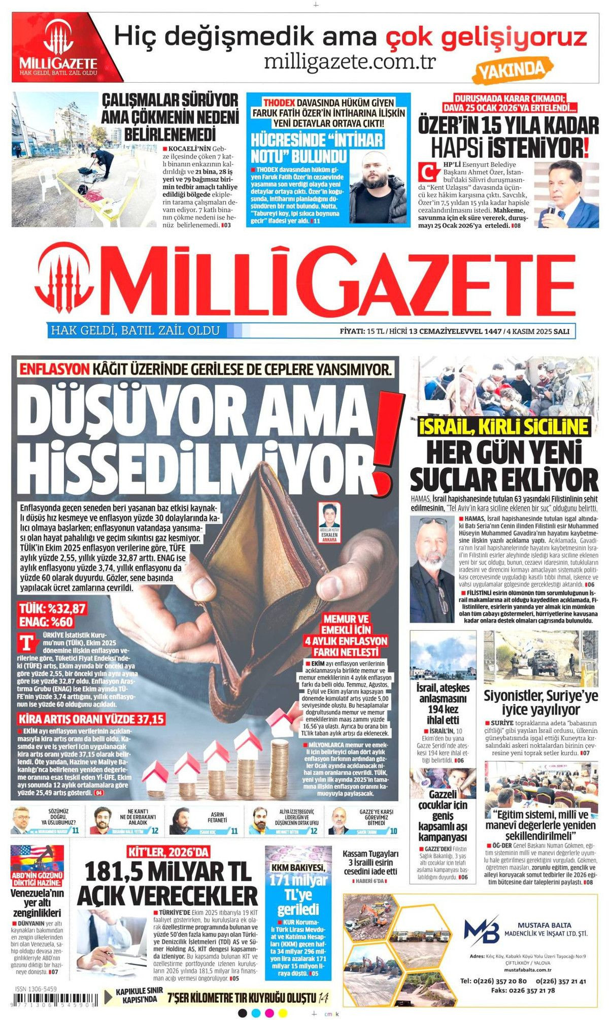 Cumhurbaşkanı Erdoğan'ın "Emperyalistler Kıbrıs'ı menüye eklemek istiyor" sözleri manşetlerde! Hangi gazete nasıl gördü? - Sayfa 8