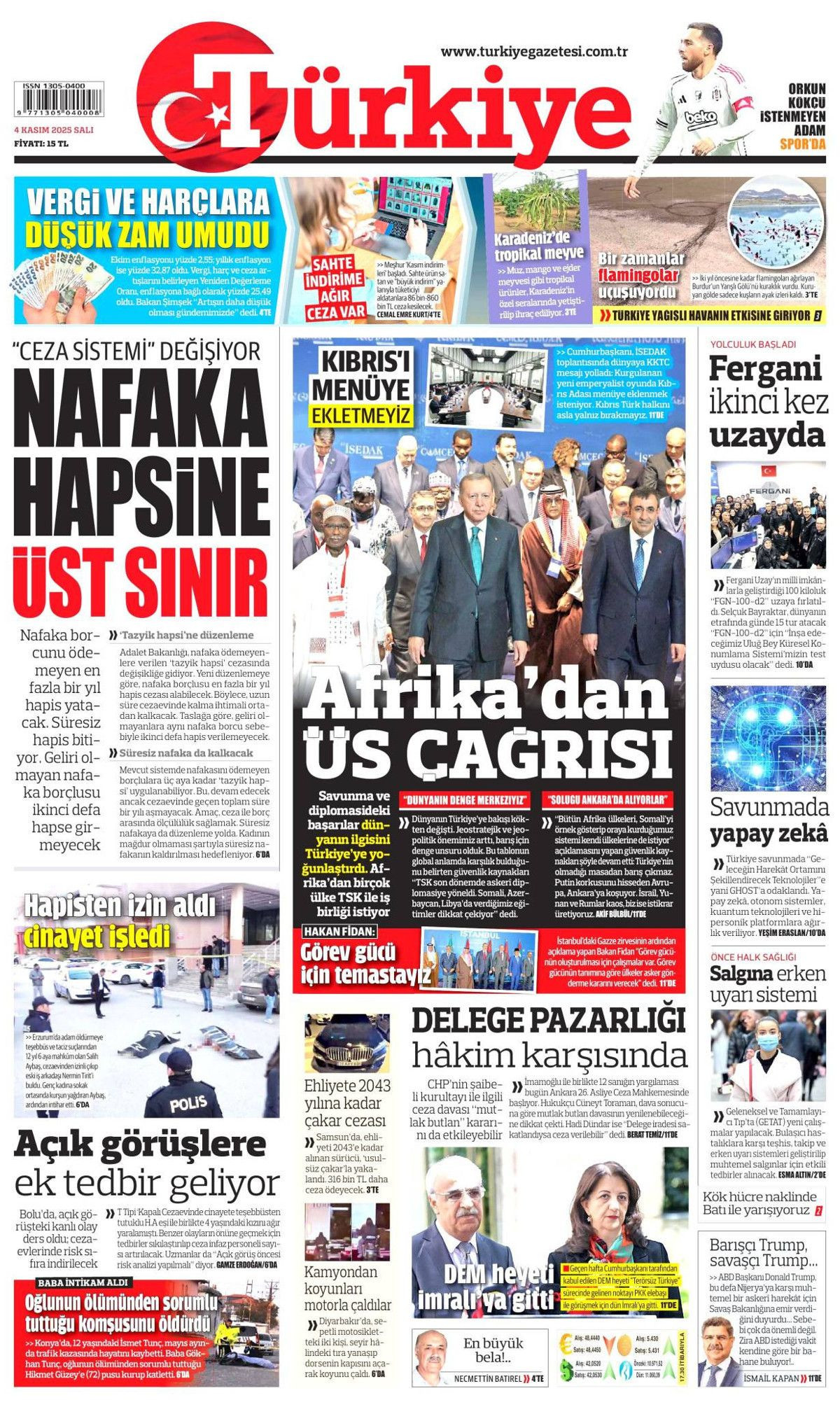 Cumhurbaşkanı Erdoğan'ın "Emperyalistler Kıbrıs'ı menüye eklemek istiyor" sözleri manşetlerde! Hangi gazete nasıl gördü? - Sayfa 14