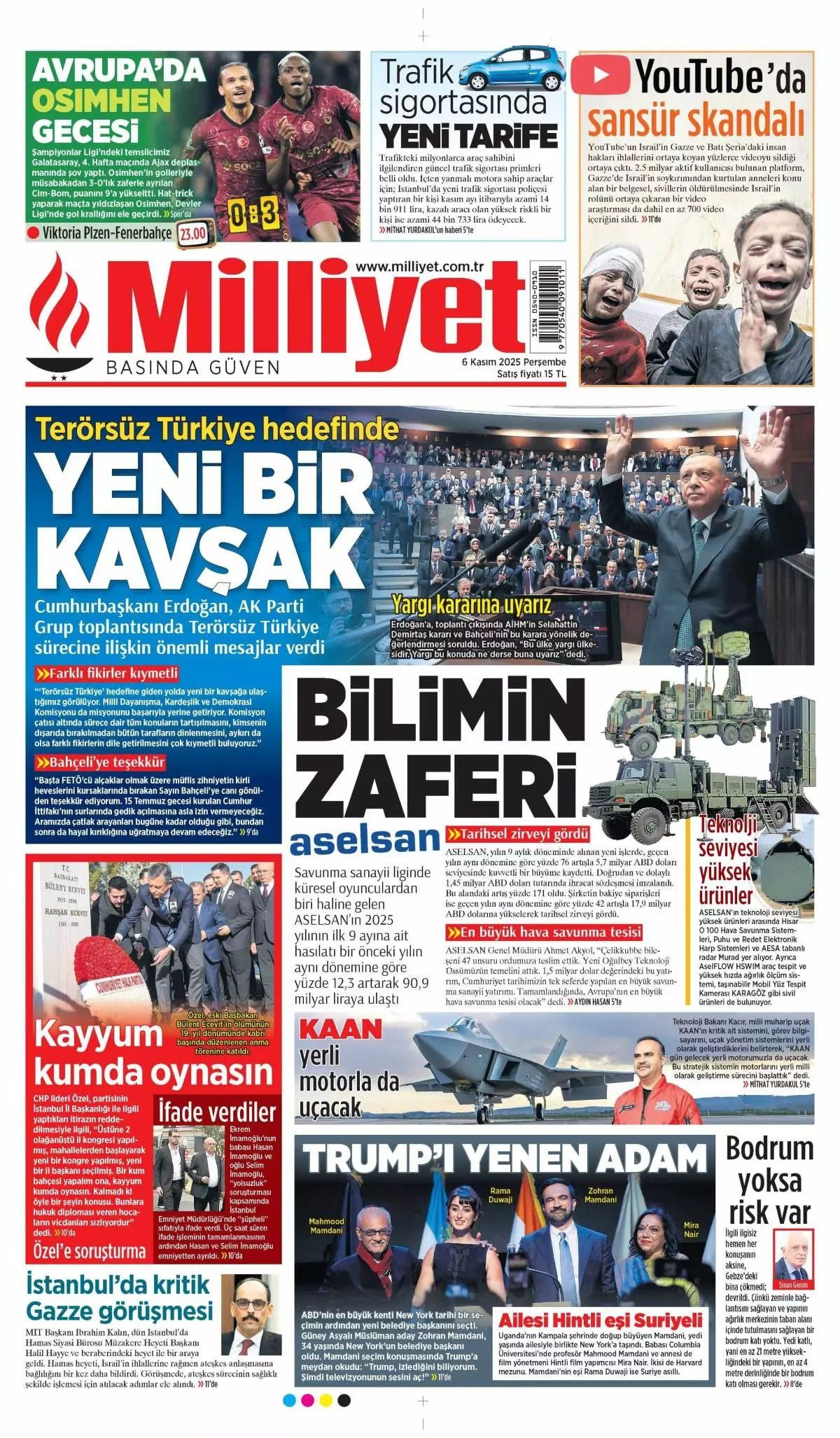 New York'ta Gazze'nin zaferi! Obama'dan sonraki en sarsıcı seçim sonucu manşetlerde! Hangi gazete nasıl gördü? - Sayfa 1