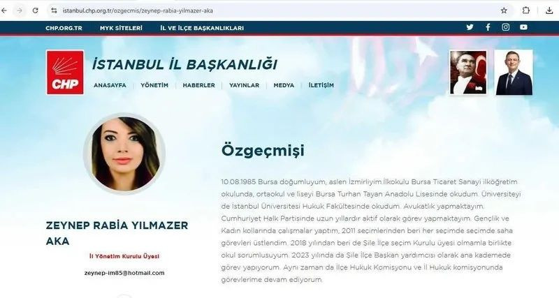 CHP'de tartışmalı atama! FETÖ davalarında adı geçen eski emniyet müdürü Ali Fuat Yılmazer’in kızı Zeynep Rabia Yılmazer Aka, İstanbul İl Başkan Yardımcısı oldu - Sayfa 4
