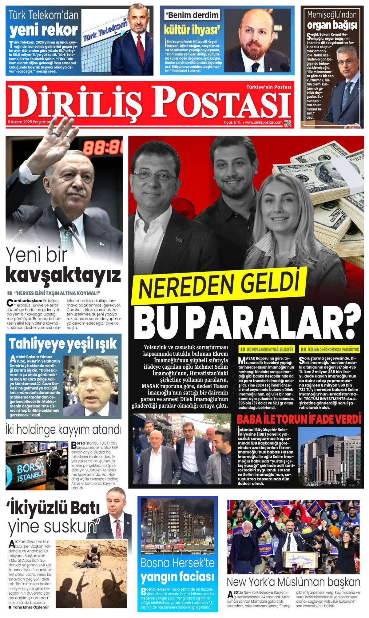 New York'ta Gazze'nin zaferi! Obama'dan sonraki en sarsıcı seçim sonucu manşetlerde! Hangi gazete nasıl gördü? - Sayfa 19