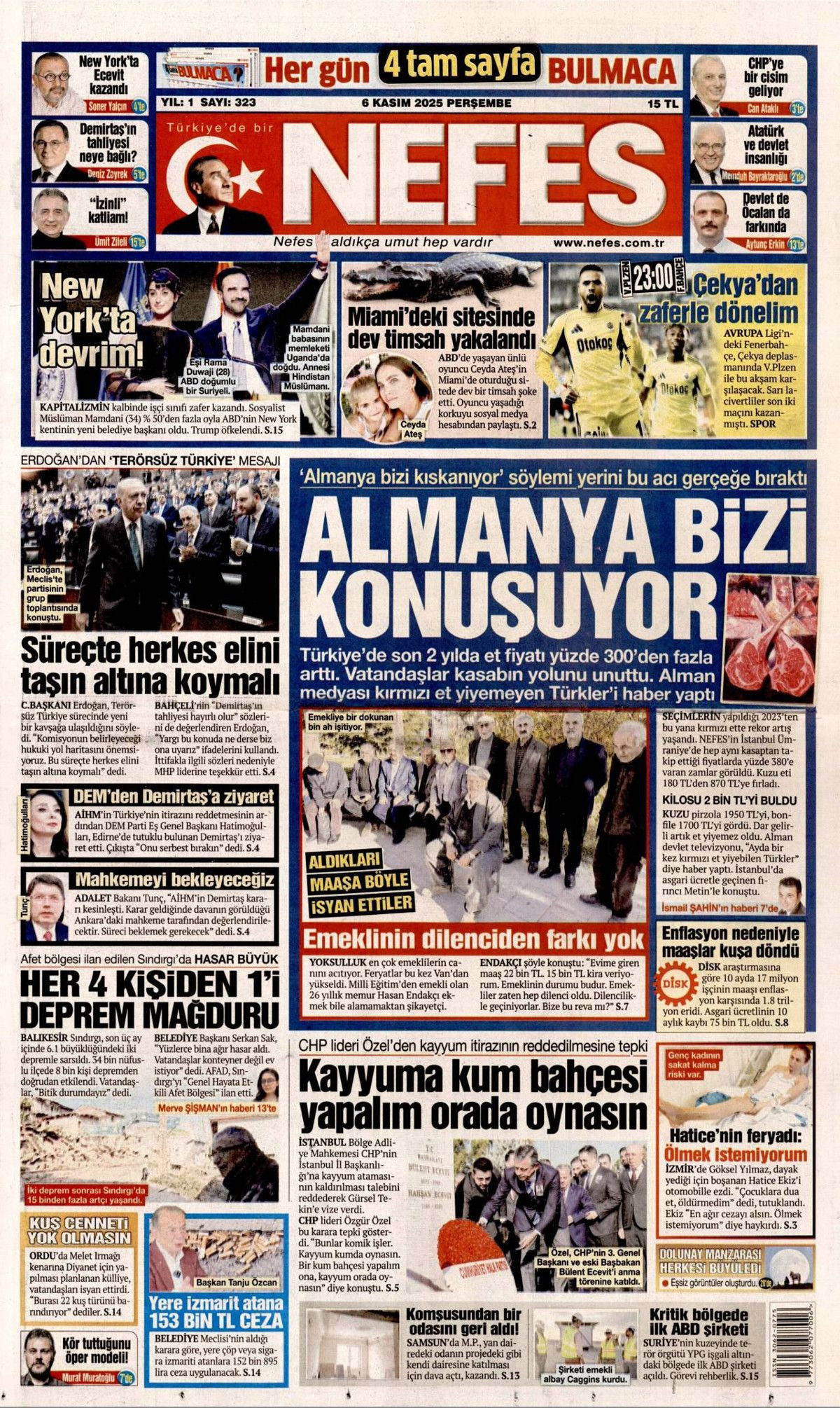 New York'ta Gazze'nin zaferi! Obama'dan sonraki en sarsıcı seçim sonucu manşetlerde! Hangi gazete nasıl gördü? - Sayfa 21