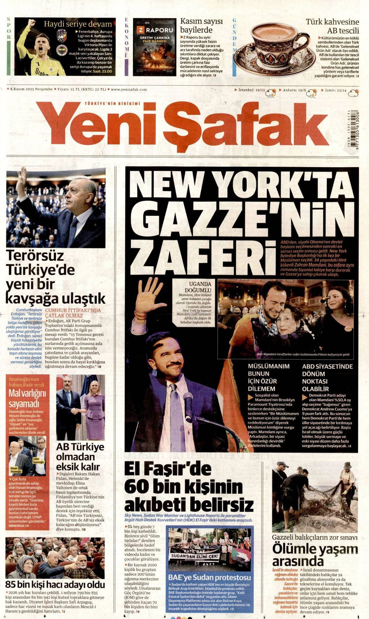 New York'ta Gazze'nin zaferi! Obama'dan sonraki en sarsıcı seçim sonucu manşetlerde! Hangi gazete nasıl gördü? - Sayfa 6