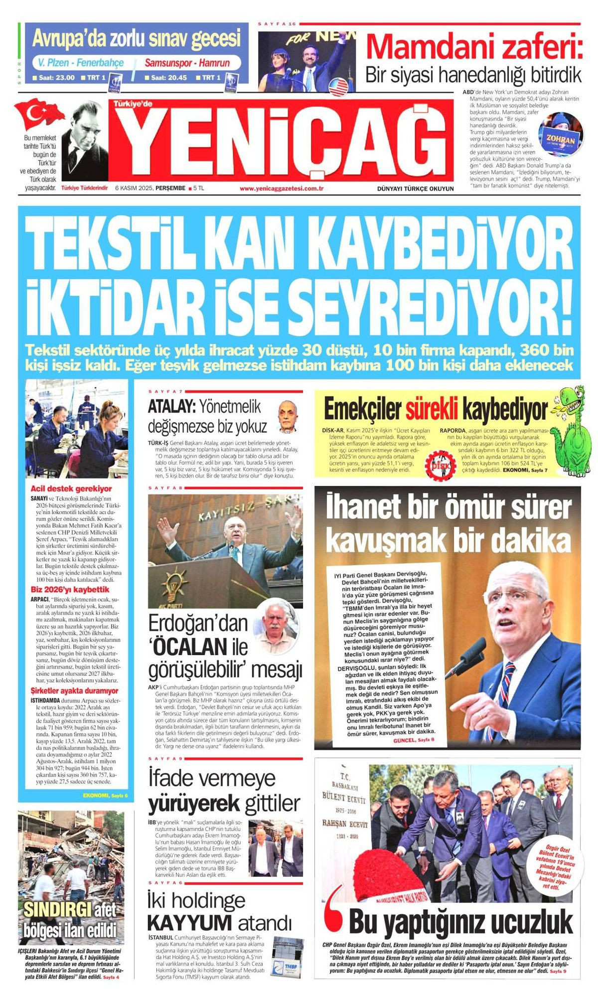 New York'ta Gazze'nin zaferi! Obama'dan sonraki en sarsıcı seçim sonucu manşetlerde! Hangi gazete nasıl gördü? - Sayfa 9