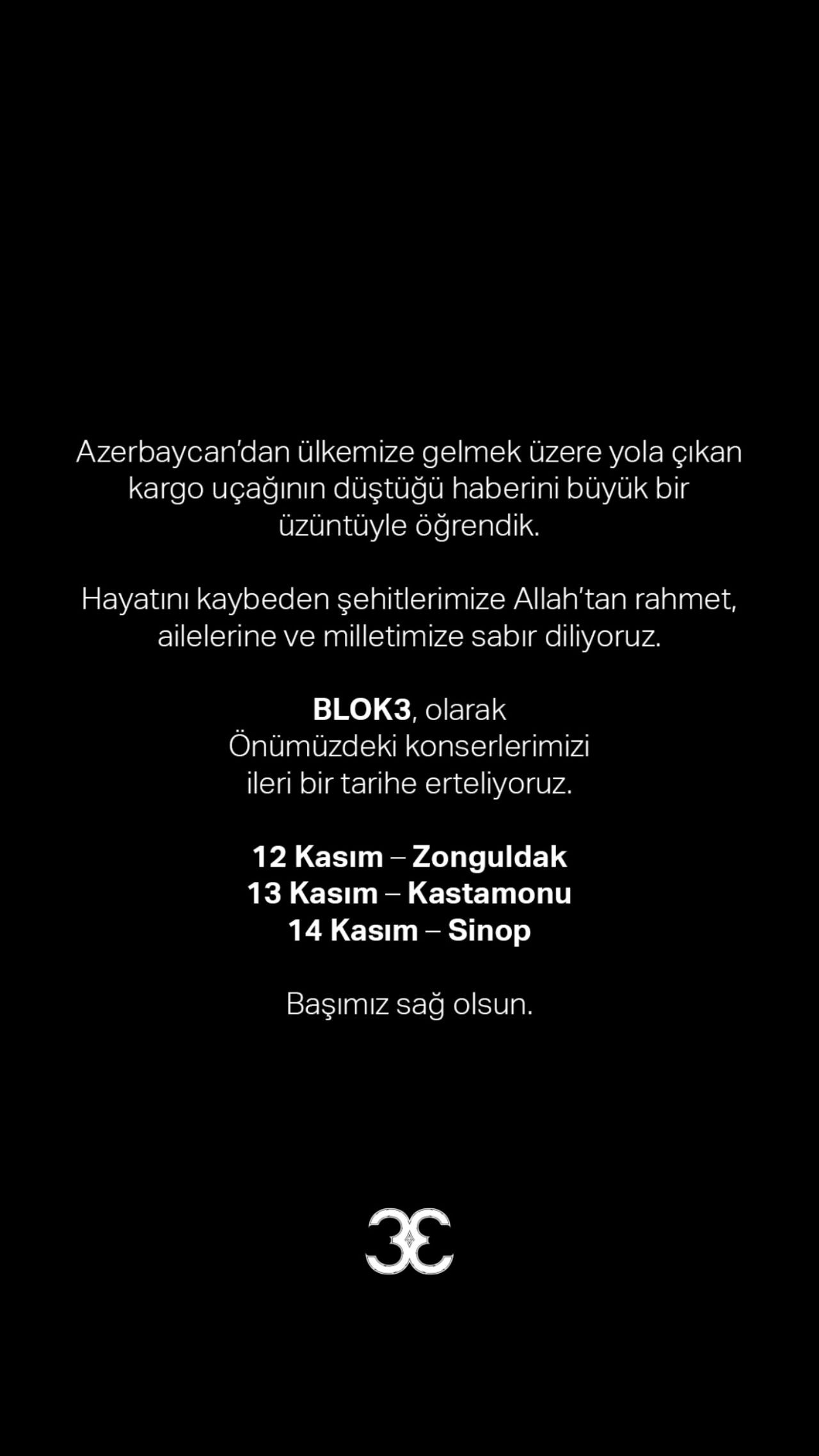 Blok3, şehit haberlerinin ardından konserlerini iptal etti - Sayfa 3