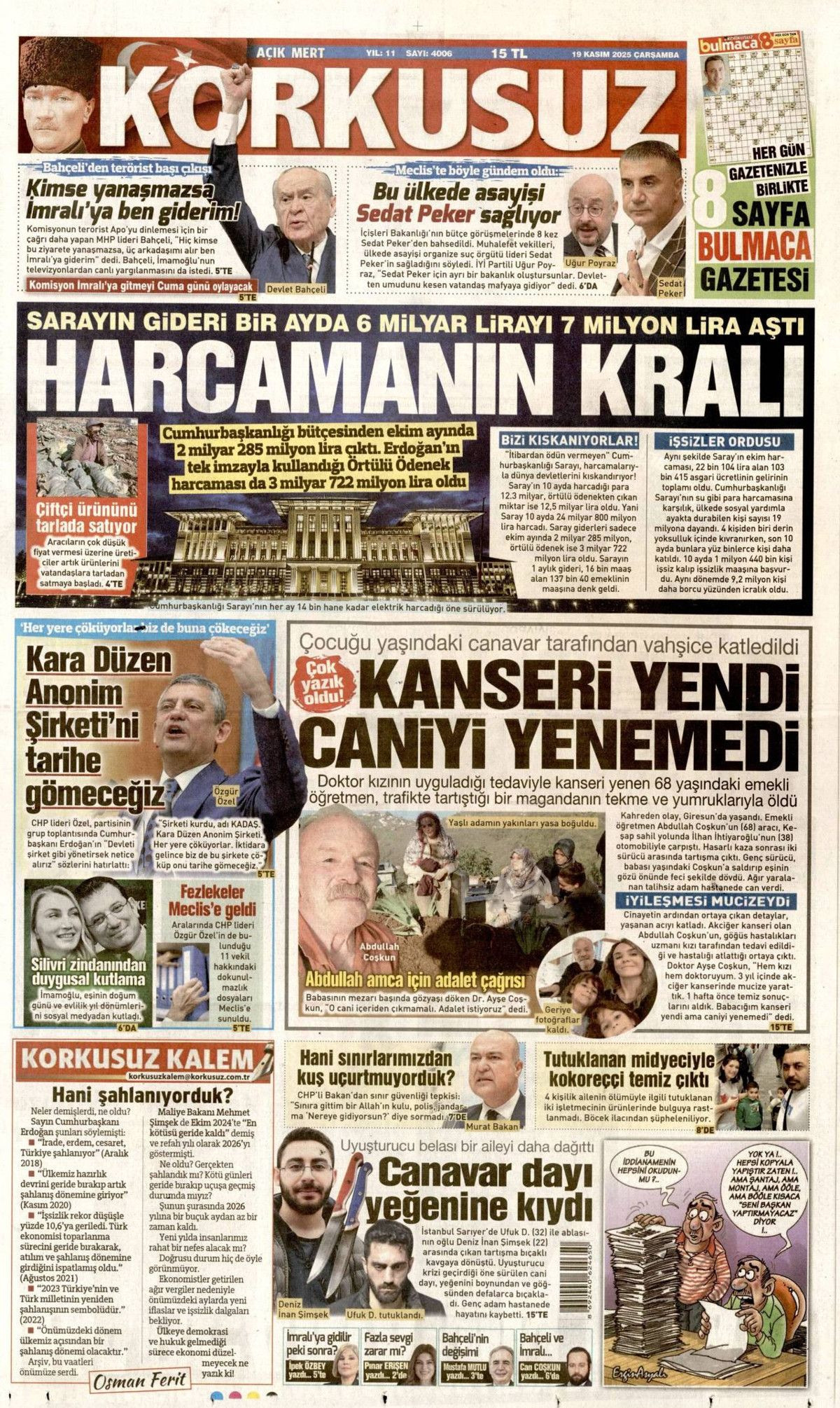 Devlet Bahçeli'nin İmralı resti manşetlerde! Hangi gazete nasıl gördü? - Sayfa 22