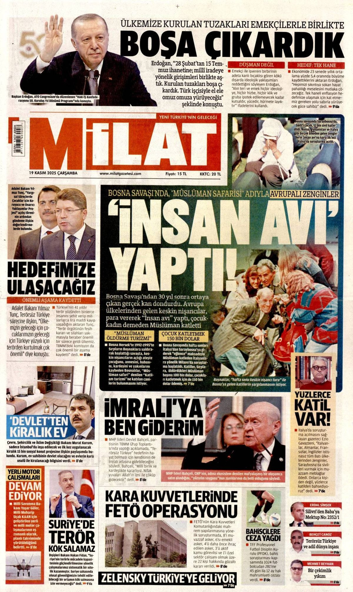 Devlet Bahçeli'nin İmralı resti manşetlerde! Hangi gazete nasıl gördü? - Sayfa 14