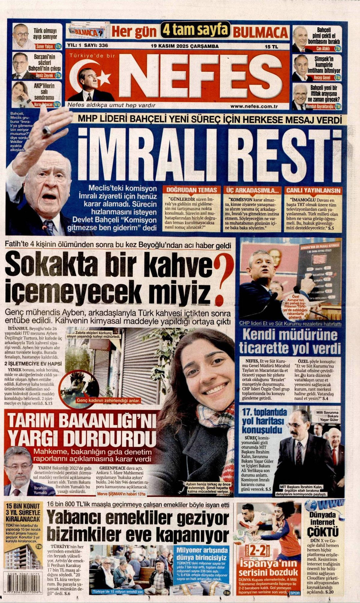 Devlet Bahçeli'nin İmralı resti manşetlerde! Hangi gazete nasıl gördü? - Sayfa 24