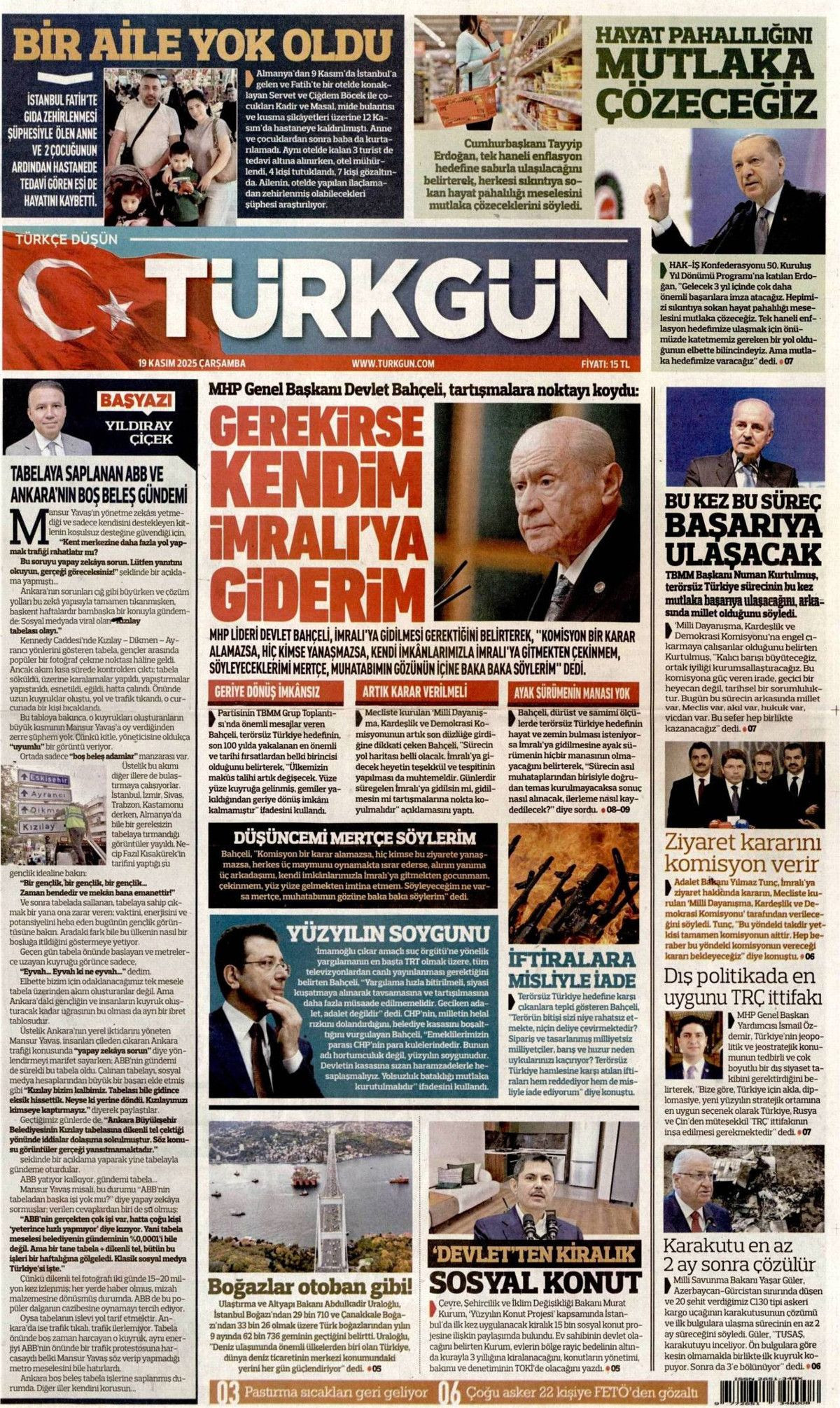 Devlet Bahçeli'nin İmralı resti manşetlerde! Hangi gazete nasıl gördü? - Sayfa 10