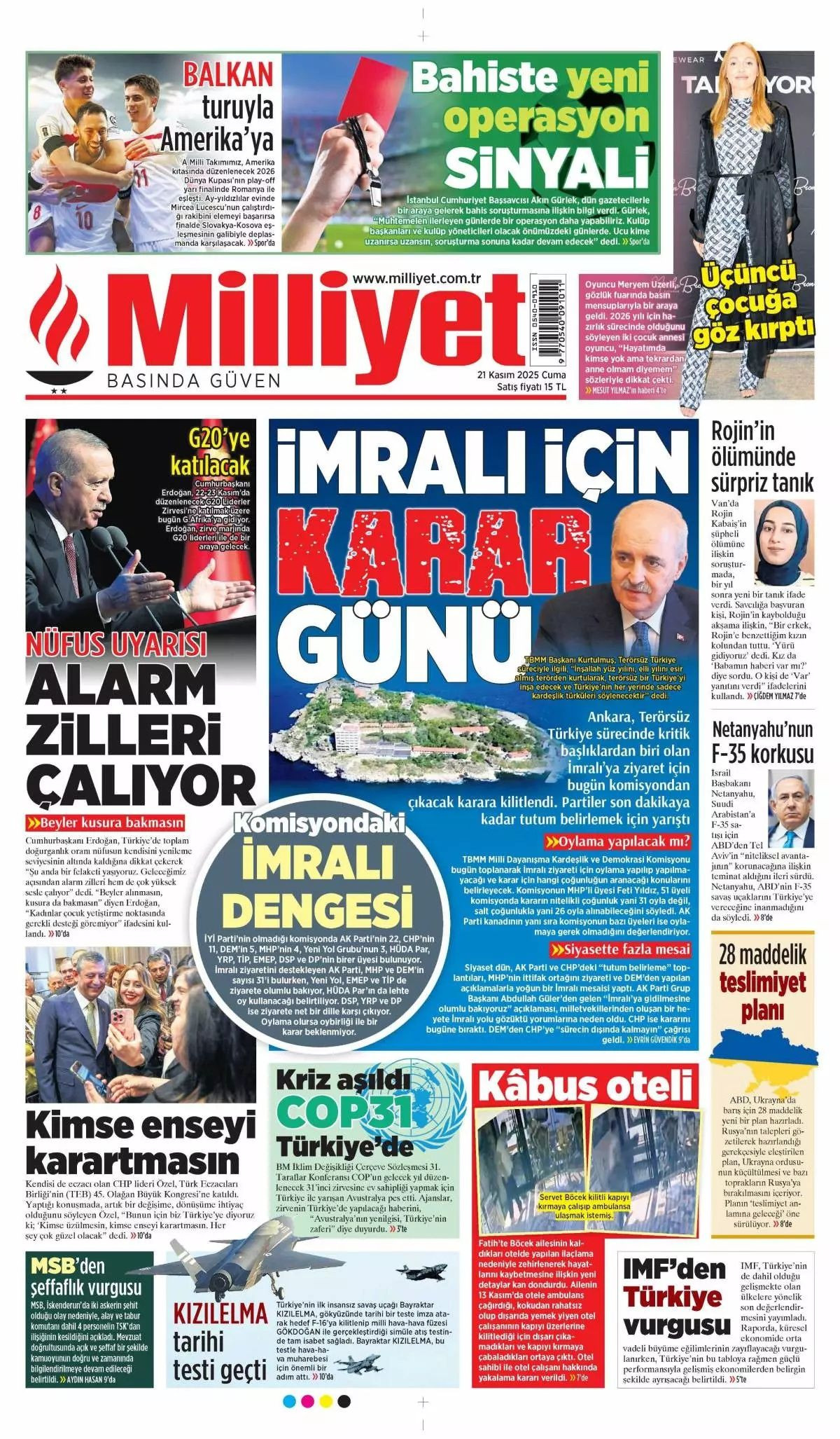 İmralı için karar günü! Partiler son dakikaya kadar tutum belirlemek için yarıştı... - Sayfa 1