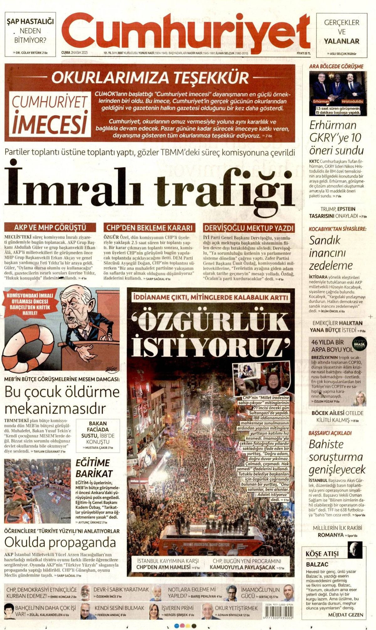 İmralı için karar günü! Partiler son dakikaya kadar tutum belirlemek için yarıştı... - Sayfa 5