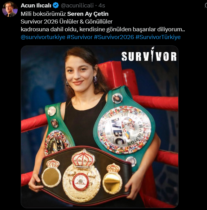 Acun Ilıcalı'dan yeni bomba: Milli boksör Seren Ay Çetin Survivor 2026 kadrosunda! - Sayfa 3