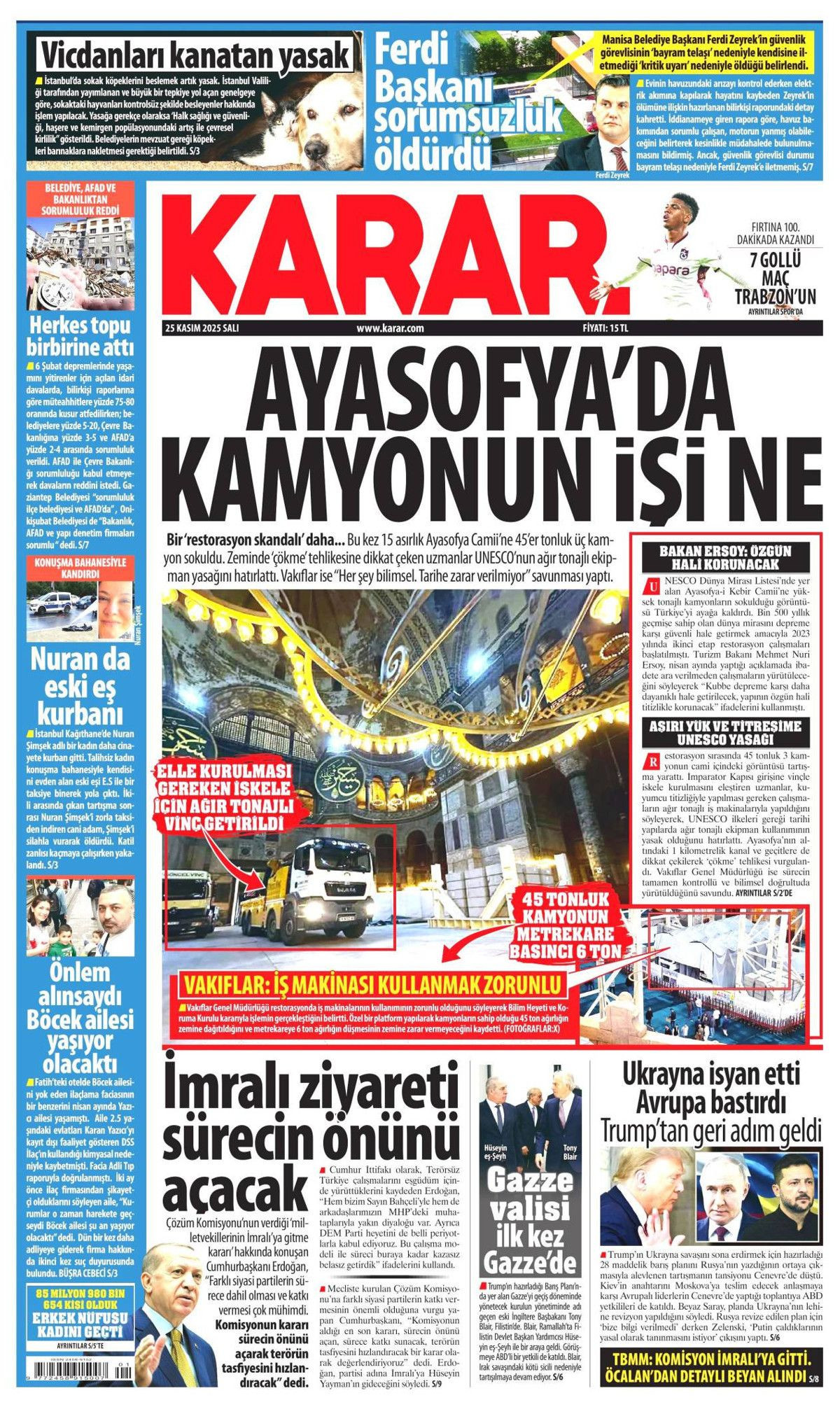 İmralı heyeti olumlu döndü! Terörsüz Türkiye Komisyonu-Öcalan görüşmesi manşetlerde... - Sayfa 13