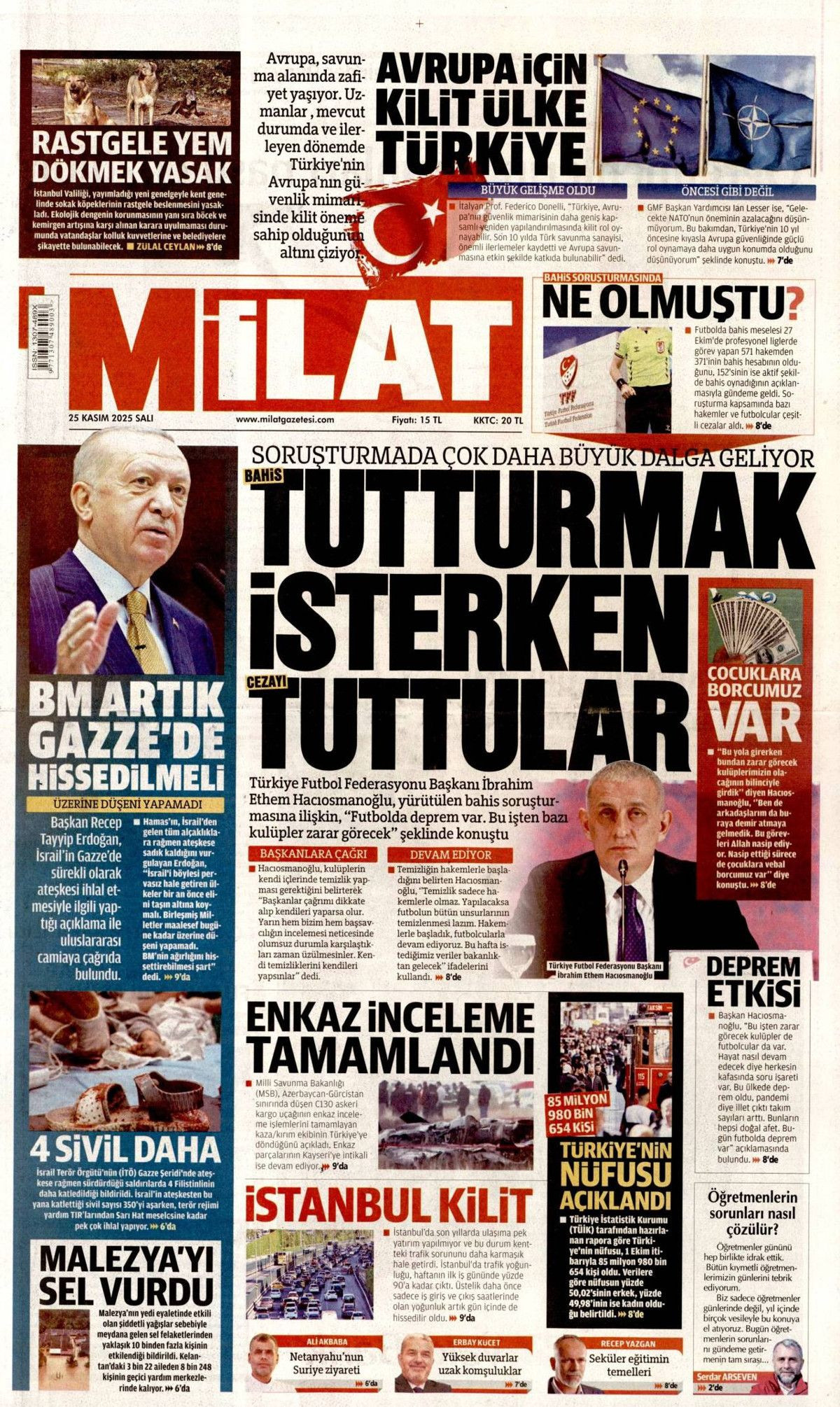 İmralı heyeti olumlu döndü! Terörsüz Türkiye Komisyonu-Öcalan görüşmesi manşetlerde... - Sayfa 16