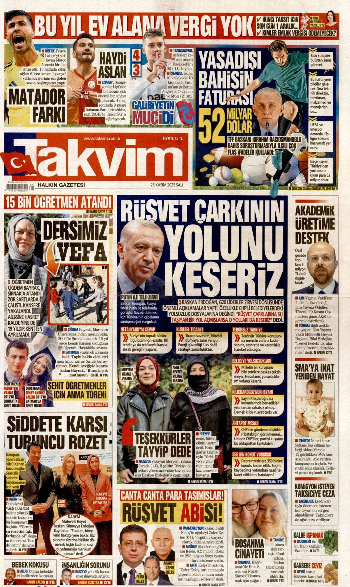 İmralı heyeti olumlu döndü! Terörsüz Türkiye Komisyonu-Öcalan görüşmesi manşetlerde... - Sayfa 15