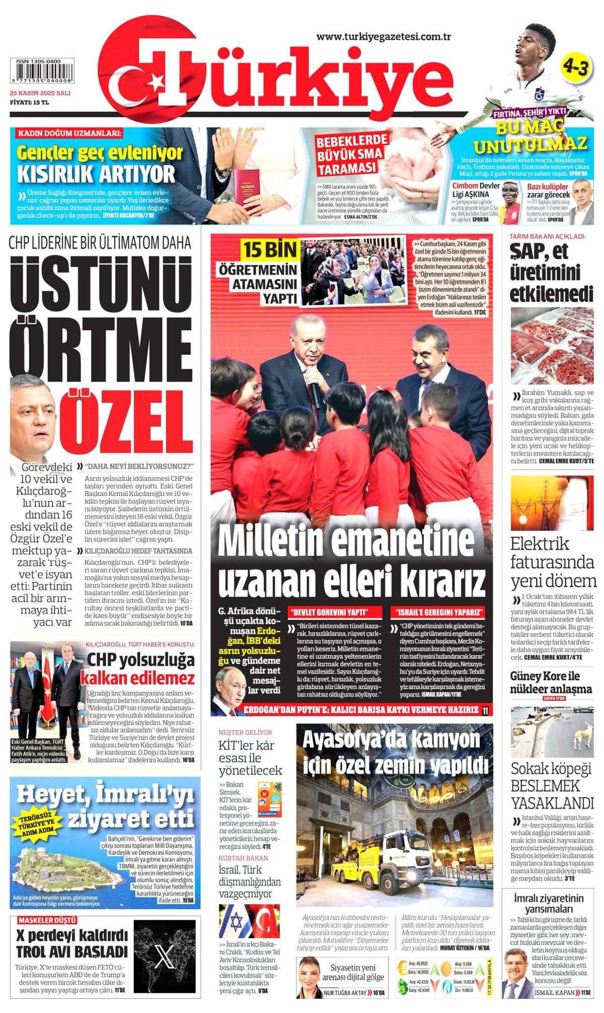 İmralı heyeti olumlu döndü! Terörsüz Türkiye Komisyonu-Öcalan görüşmesi manşetlerde... - Sayfa 8
