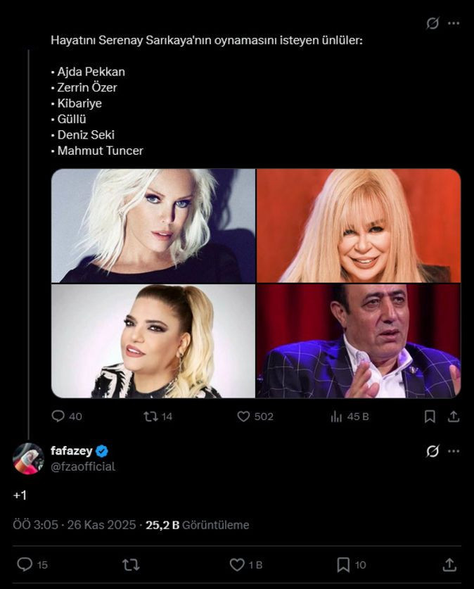 Ünlü isimler peş peşe ''Hayatım film olursa beni Serenay Sarıkaya oynasın'' deyince Farah Zeynep Abdullah bakın ne yaptı - Sayfa 7