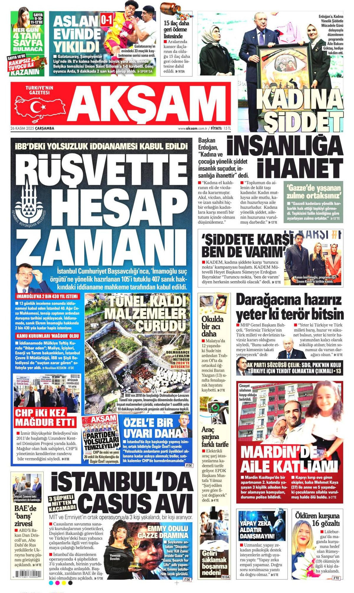 Devlet Bahçeli'nin "Terör bitsin de varsın sonumuz darağacı olsun" çıkışı manşetlerde! Hangi gazete nasıl gördü? - Sayfa 13