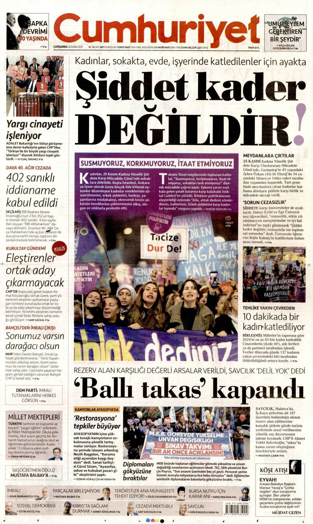 Devlet Bahçeli'nin "Terör bitsin de varsın sonumuz darağacı olsun" çıkışı manşetlerde! Hangi gazete nasıl gördü? - Sayfa 8