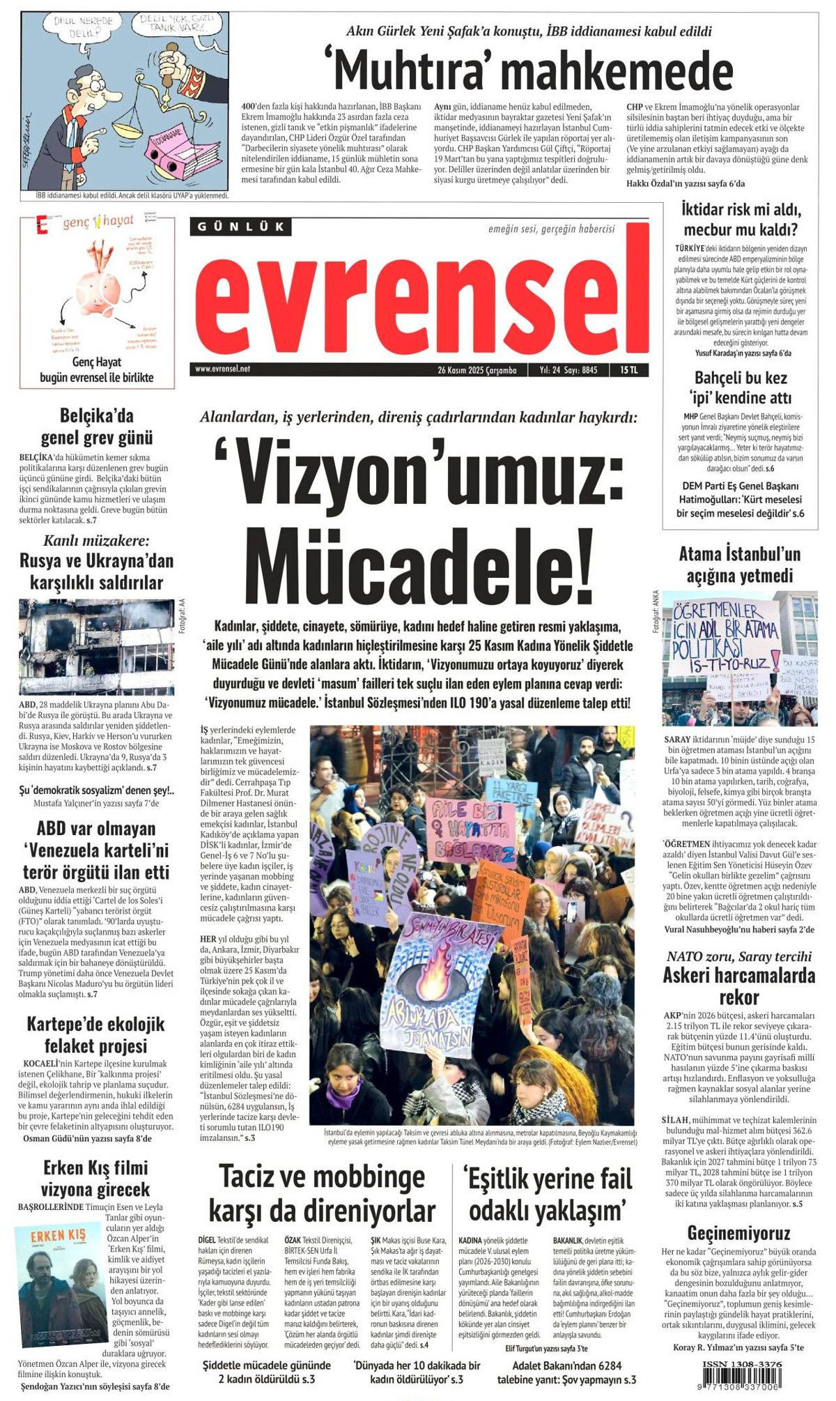 Devlet Bahçeli'nin "Terör bitsin de varsın sonumuz darağacı olsun" çıkışı manşetlerde! Hangi gazete nasıl gördü? - Sayfa 21