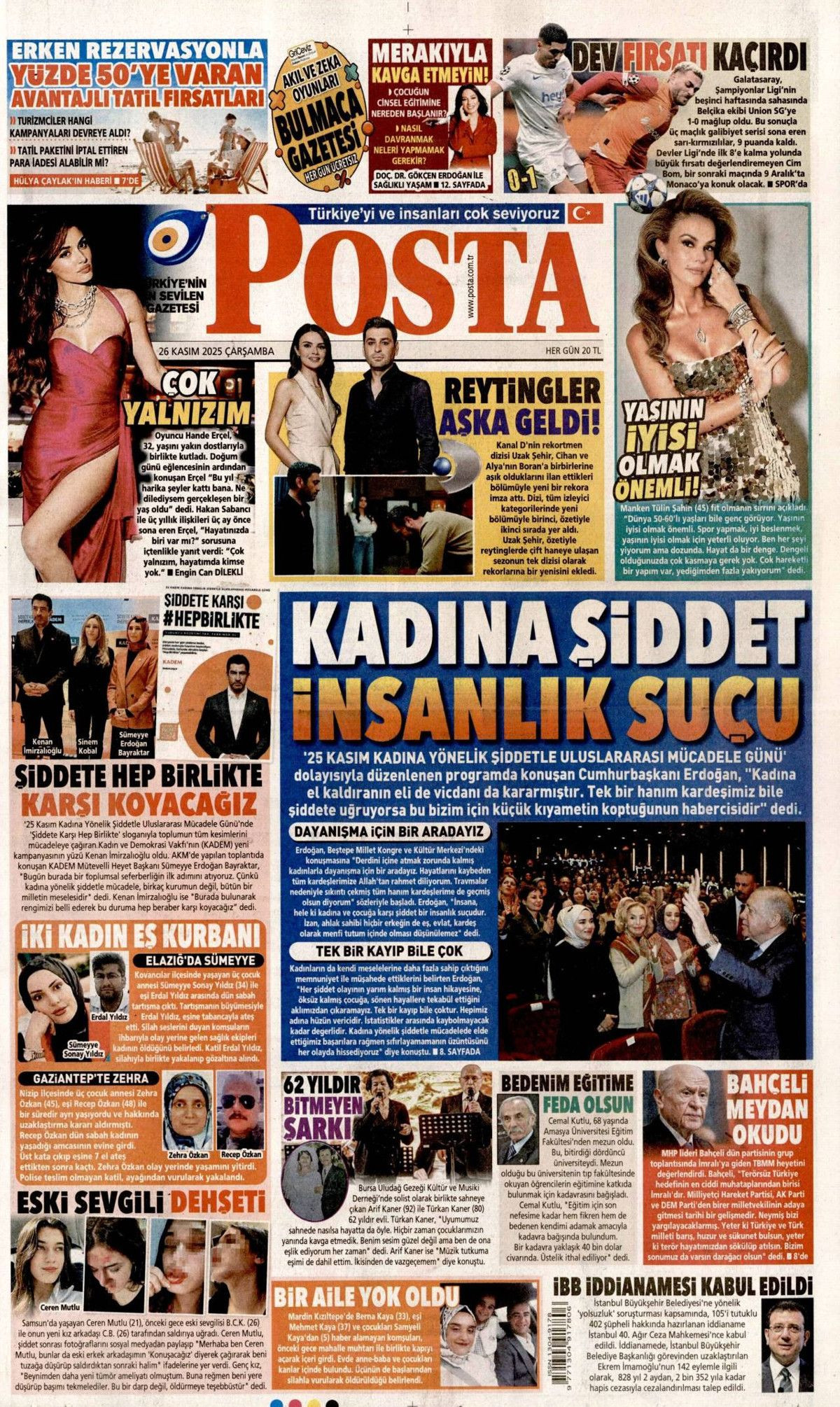 Devlet Bahçeli'nin "Terör bitsin de varsın sonumuz darağacı olsun" çıkışı manşetlerde! Hangi gazete nasıl gördü? - Sayfa 14