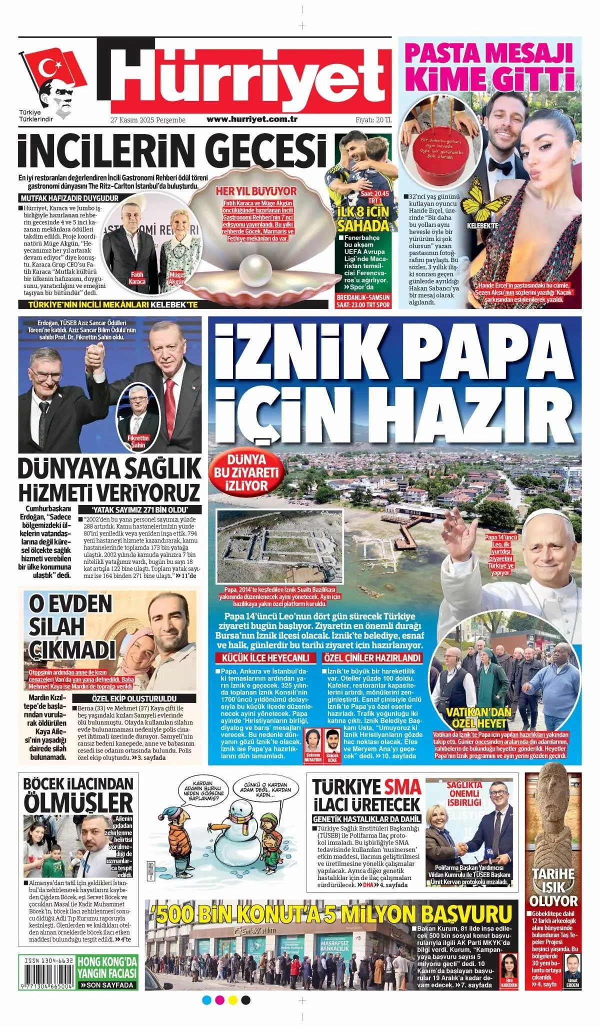 İznik, Papa için hazır... Dünyanın izlediği ziyaret manşetlerde! Hangi gazete nasıl gördü? - Sayfa 2