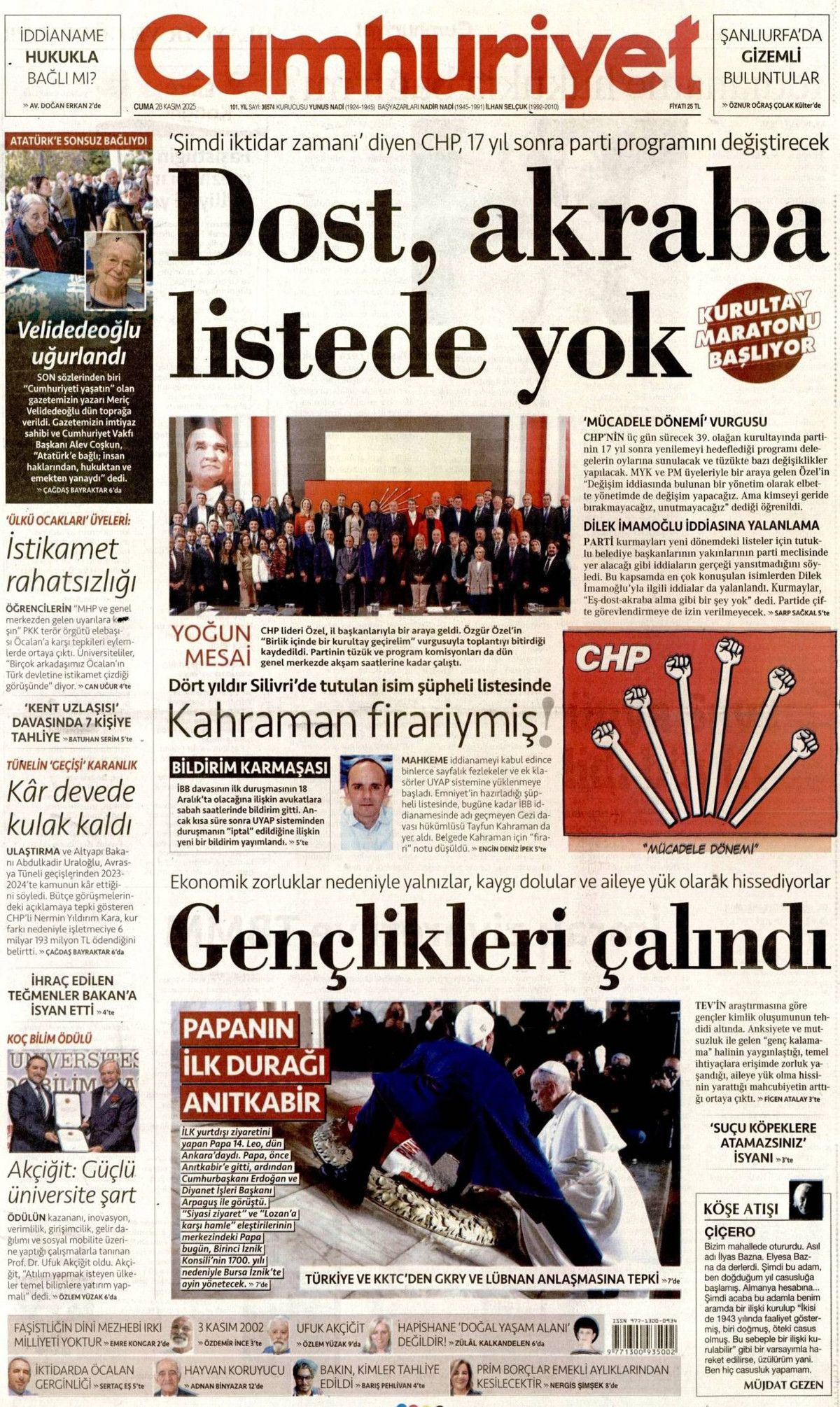 İznik, Papa için hazır... Dünyanın izlediği ziyaret manşetlerde! Hangi gazete nasıl gördü? - Sayfa 7