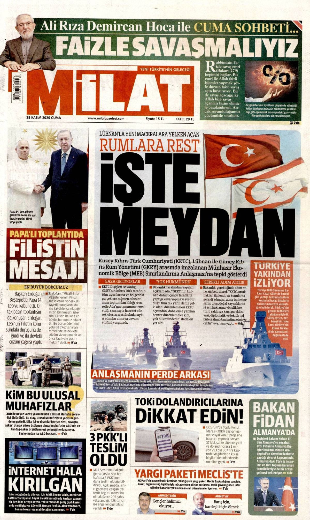 İznik, Papa için hazır... Dünyanın izlediği ziyaret manşetlerde! Hangi gazete nasıl gördü? - Sayfa 17