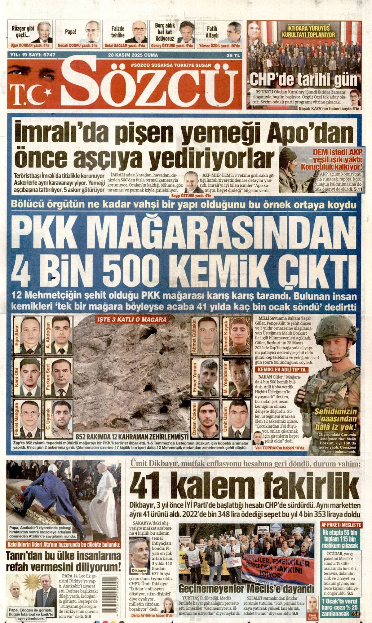 İznik, Papa için hazır... Dünyanın izlediği ziyaret manşetlerde! Hangi gazete nasıl gördü? - Sayfa 6