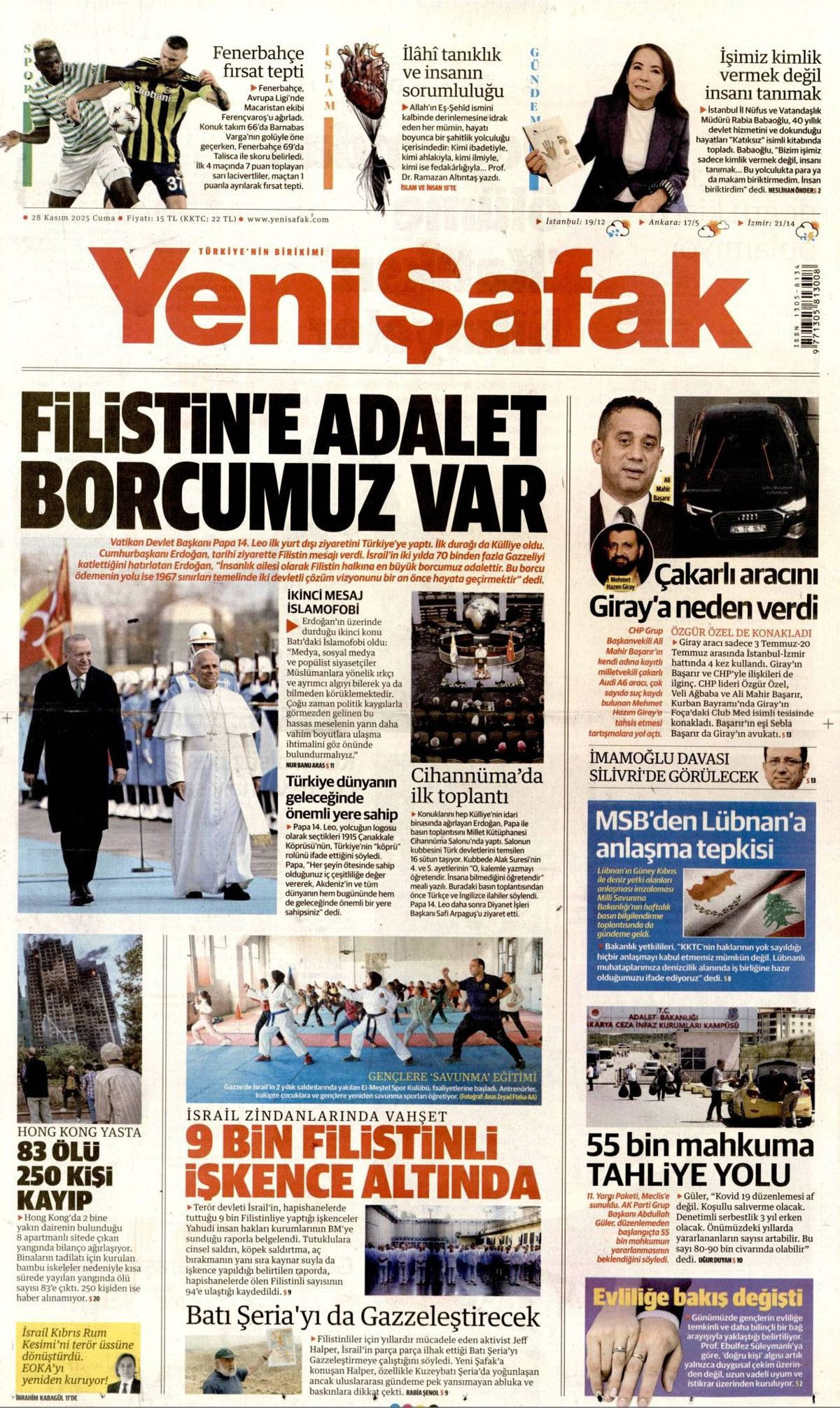 İznik, Papa için hazır... Dünyanın izlediği ziyaret manşetlerde! Hangi gazete nasıl gördü? - Sayfa 4